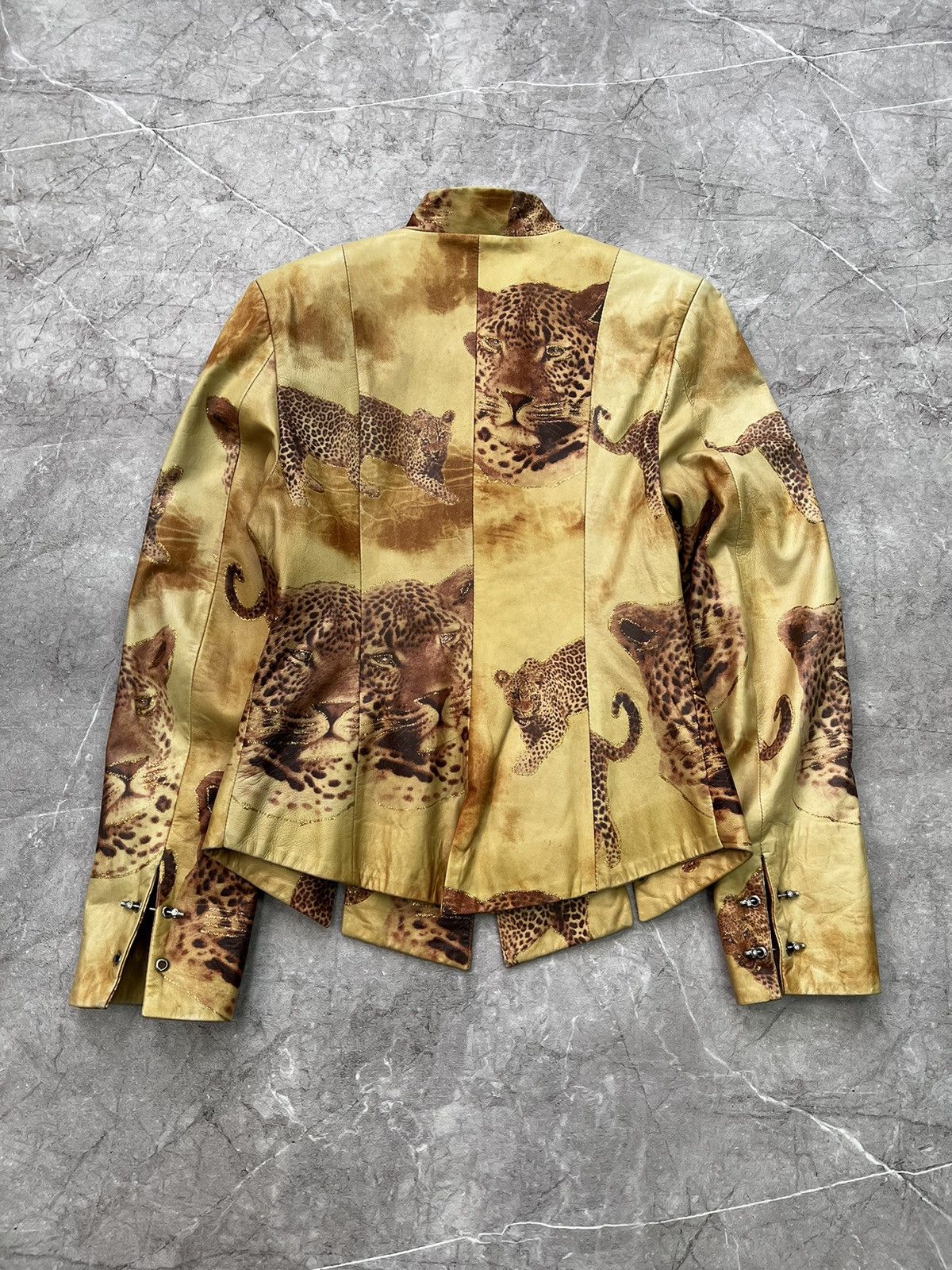 If Six Was Nine × Japanese Brand SALE✅✅MAISON MARGIELA STYLE LEATHER WOMAN LEATHER JACKET Size M / US 6-8 / IT 42-44 - 12 Thumbnail