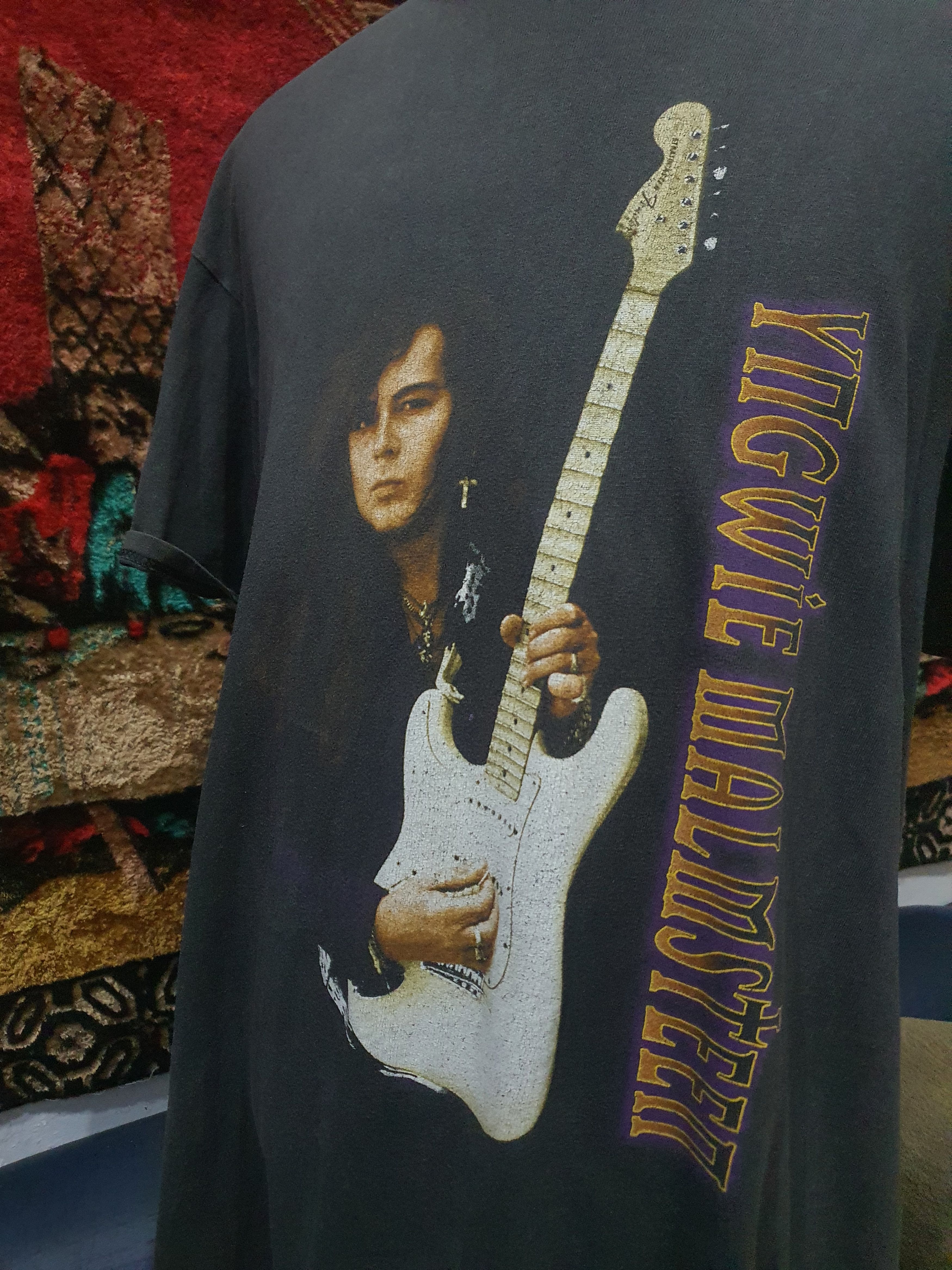 Band Tees 90s Yngwie Malmsteen tourshirt L XL Size US L / EU 52-54 / 3 - 3 Thumbnail