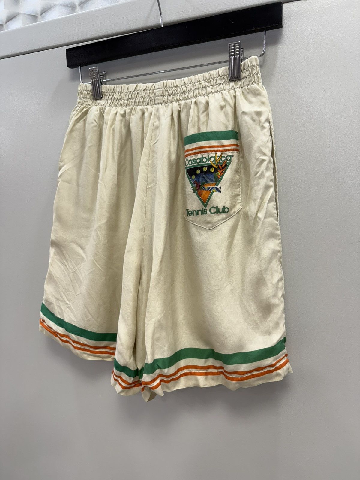 Casablanca Casablanca Silk Tennis Club Shorts Size US 30 / EU 46 - 6 Thumbnail