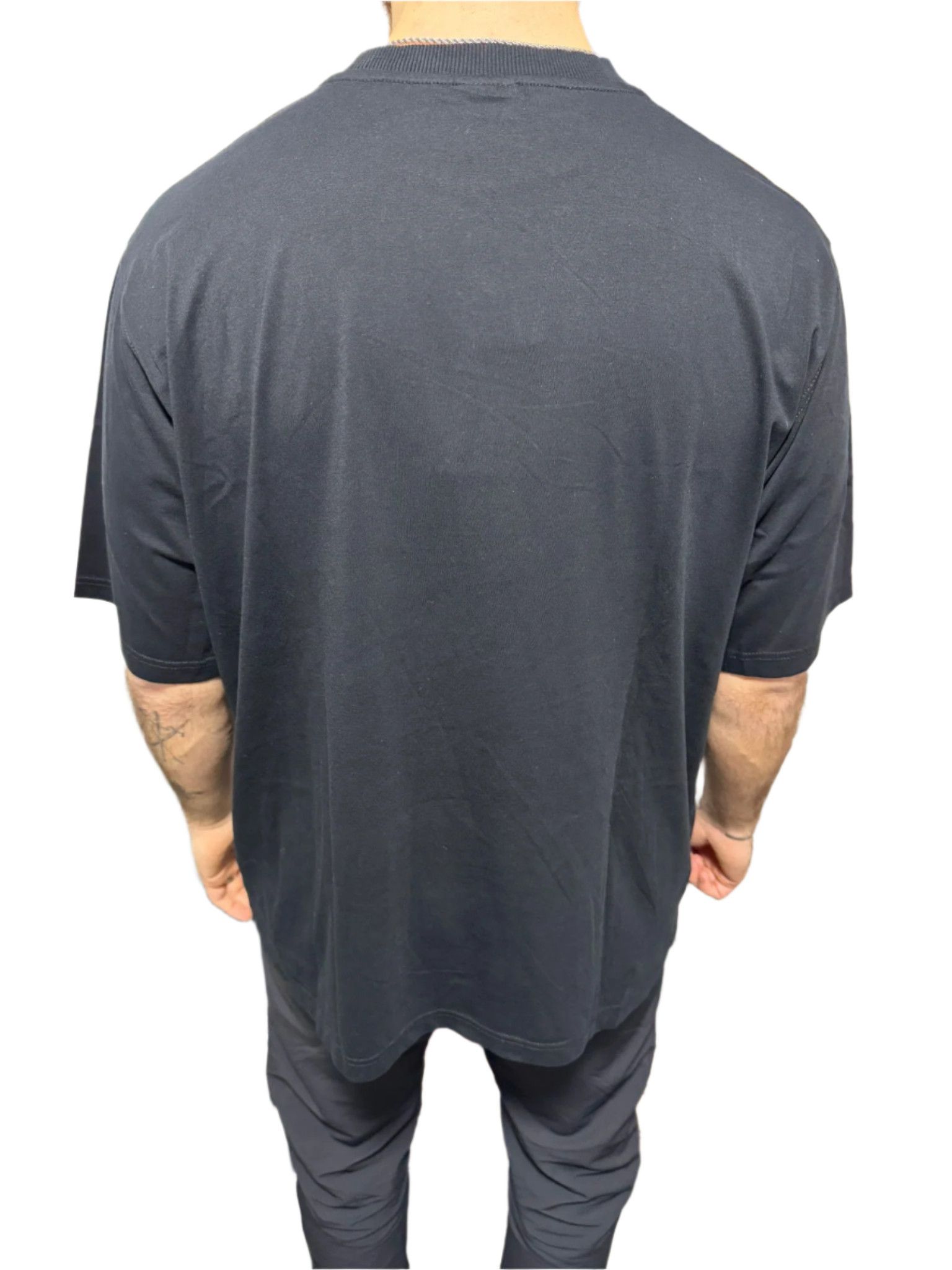 Marcelo Burlon Black Mesh Crosses Oversized T-Shirt Size US S / EU 44-46 / 1 - 3 Thumbnail
