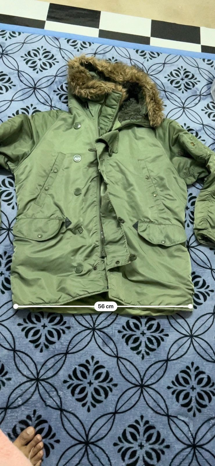 Alpha Industries × Vintage Alpha Industries Bomber / Parka Jacket Streetwear vintage Size US M / EU 48-50 / 2 - 14 Thumbnail