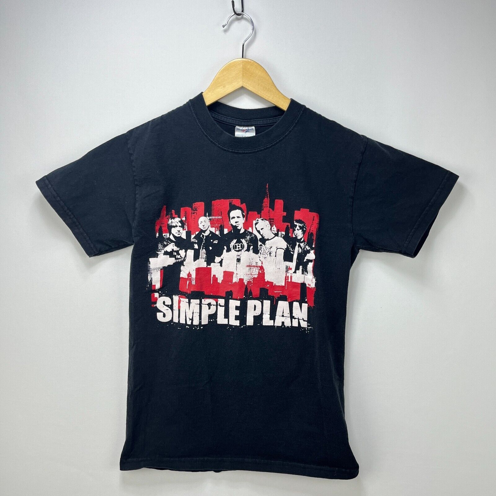 Vintage Vintage Y2K Simple Plan Band US Tour T-Shirt Small Emo Punk Size US S / EU 44-46 / 1 - 1 Thumbnail