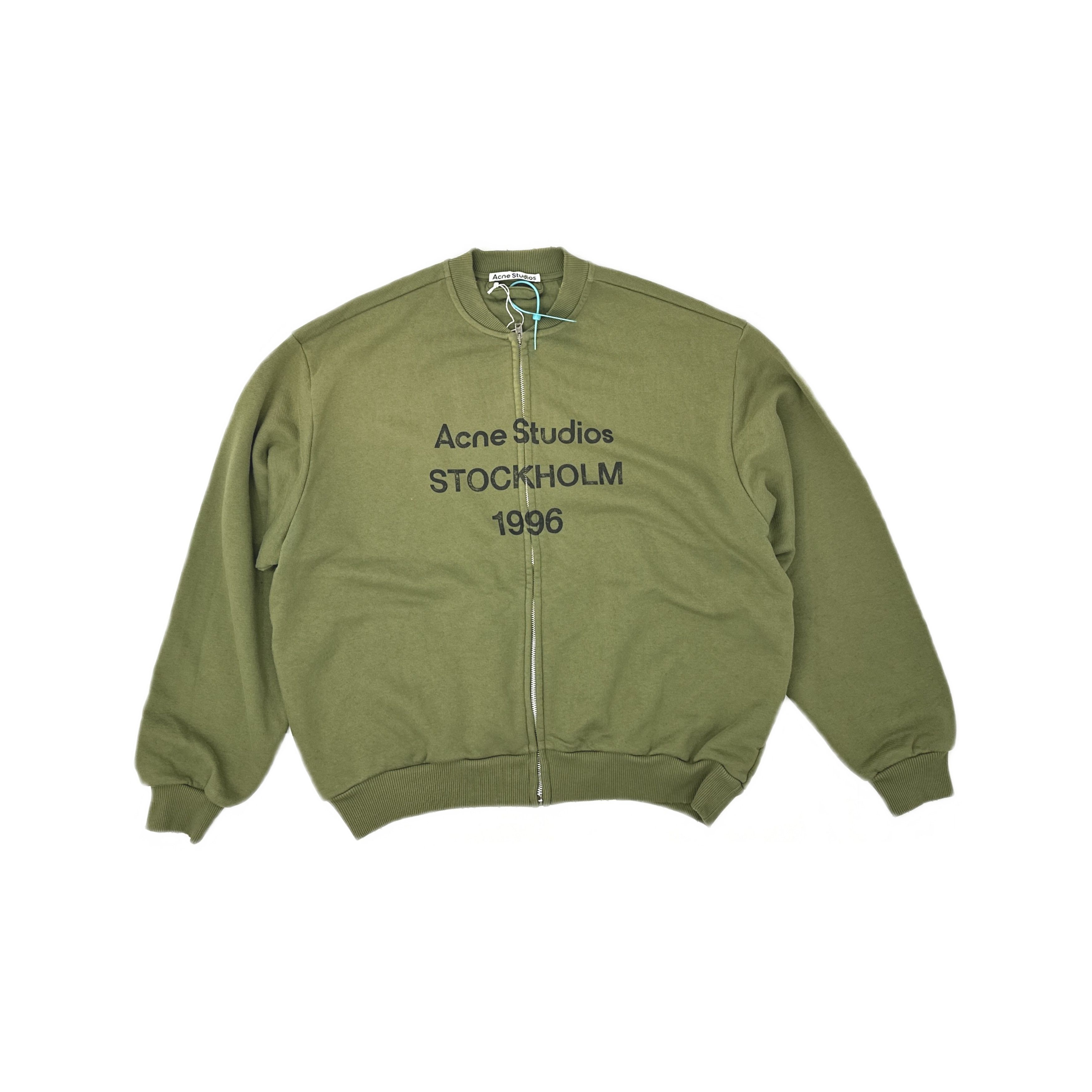 Acne Studios Acne Studios 1996 Logo Zip-Up Sweatshirt Size L Size US L / EU 52-54 / 3 - 1 Thumbnail
