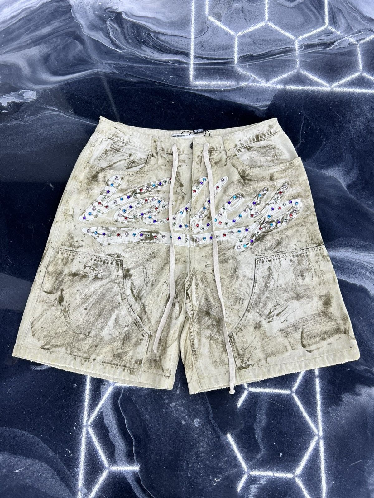 Vale Vale Reese’s Jean Shorts Tan Brown Size 30 Size US 30 / EU 46 - 1 Thumbnail