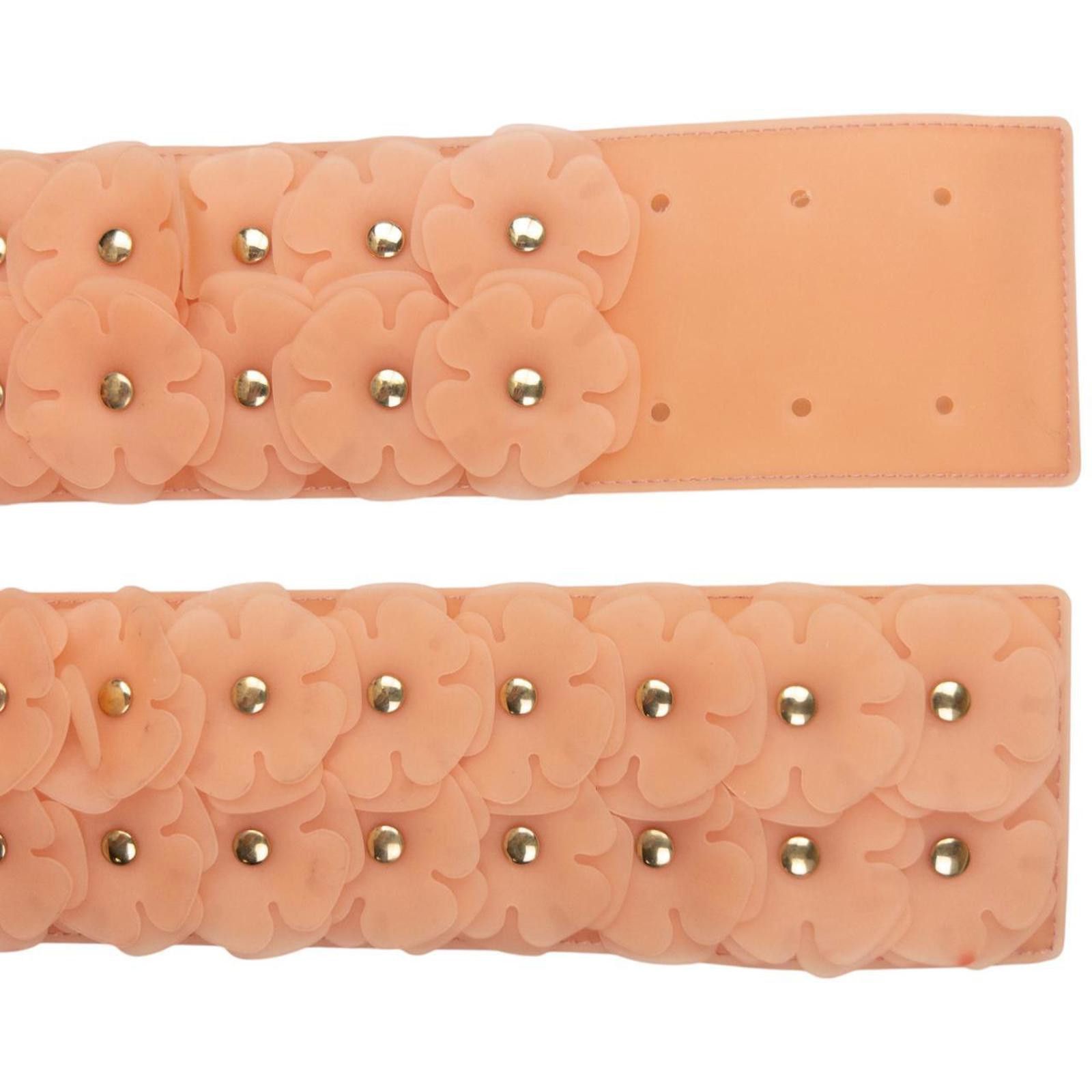 Prada Vintage Burberry Floral Studded Belt Size W30 Size ONE SIZE - 4 Thumbnail