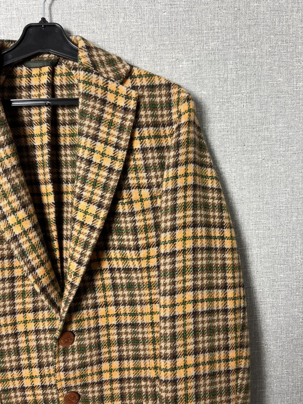 Doppiaa Rare Doppiiaa Aabenzio Tweed Checkered Blazer Jacket Size US M / EU 48-50 / 2 - 6 Thumbnail