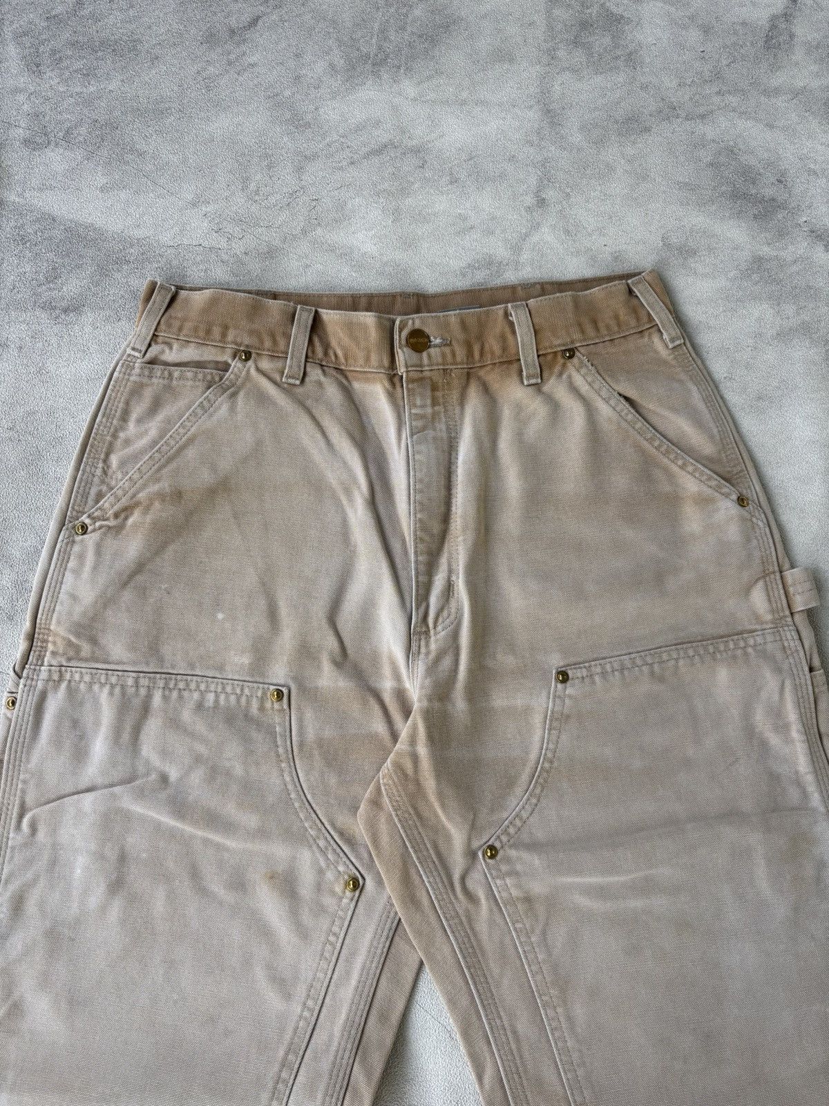 Carhartt carhartt double knee B01 size 33 loose original fitt Size US 33 - 3 Thumbnail