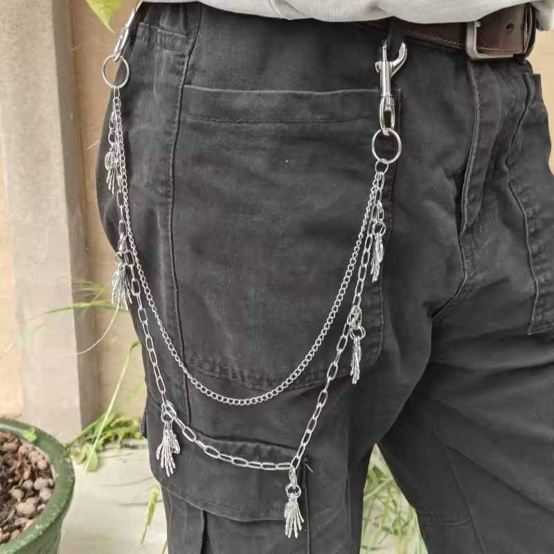Other Halloween Pants Chain Unisex Pumpkin Head Skeleton Size ONE SIZE - 3 Thumbnail