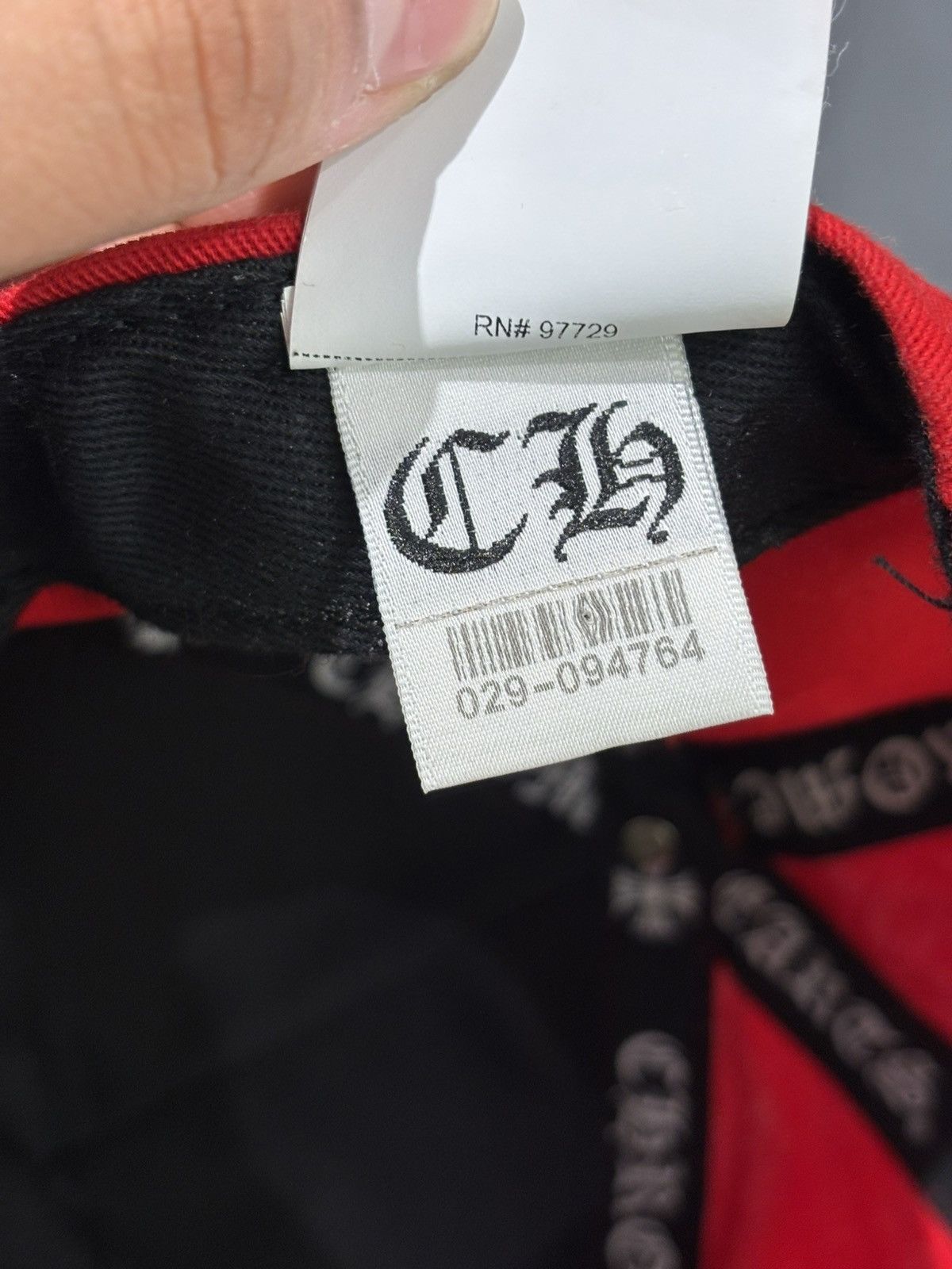 Chrome Hearts Chrome Hearts Baseball Hat ‘Red’ Size ONE SIZE - 7 Thumbnail
