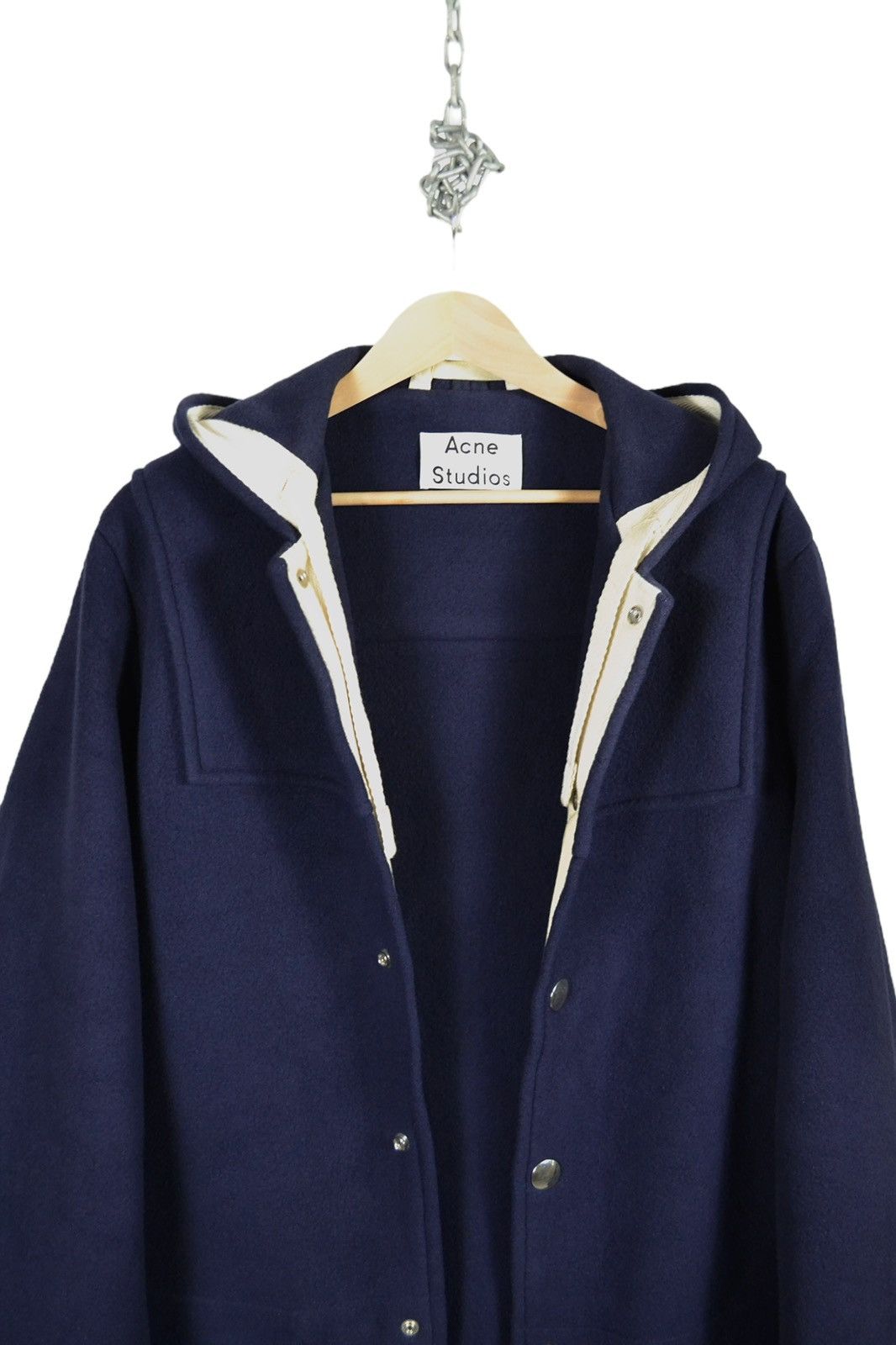 Acne Studios Acne Studios Wool Hood Duffle Long Coat Jacket Size US M / EU 48-50 / 2 - 13 Thumbnail