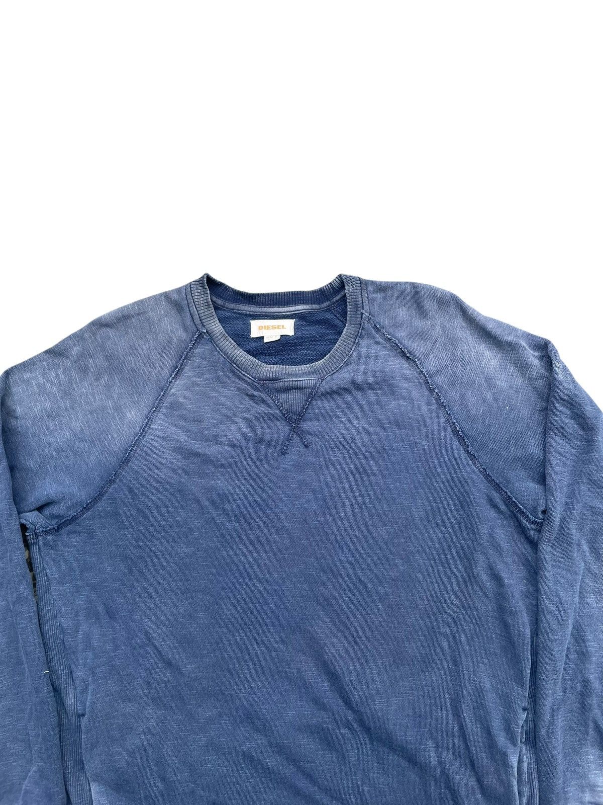 Diesel Vintage Diesel Faded Indigo Sweatshirt Size US L / EU 52-54 / 3 - 3 Thumbnail