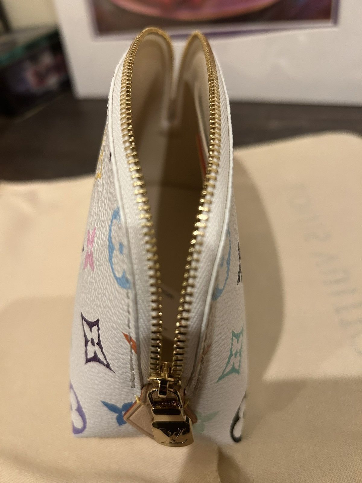 Louis Vuitton Louis Vuitton x Takashi Murakami Cosmetic Pouch Size ONE SIZE - 2 Thumbnail