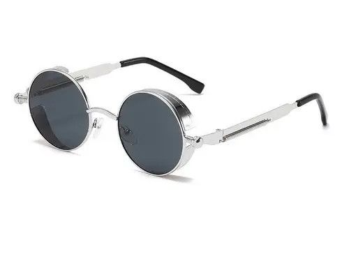 Electric Visual × Vintage 🔥Steampunk Sunglasses Round Glasses🔥 Size ONE SIZE - 3 Thumbnail