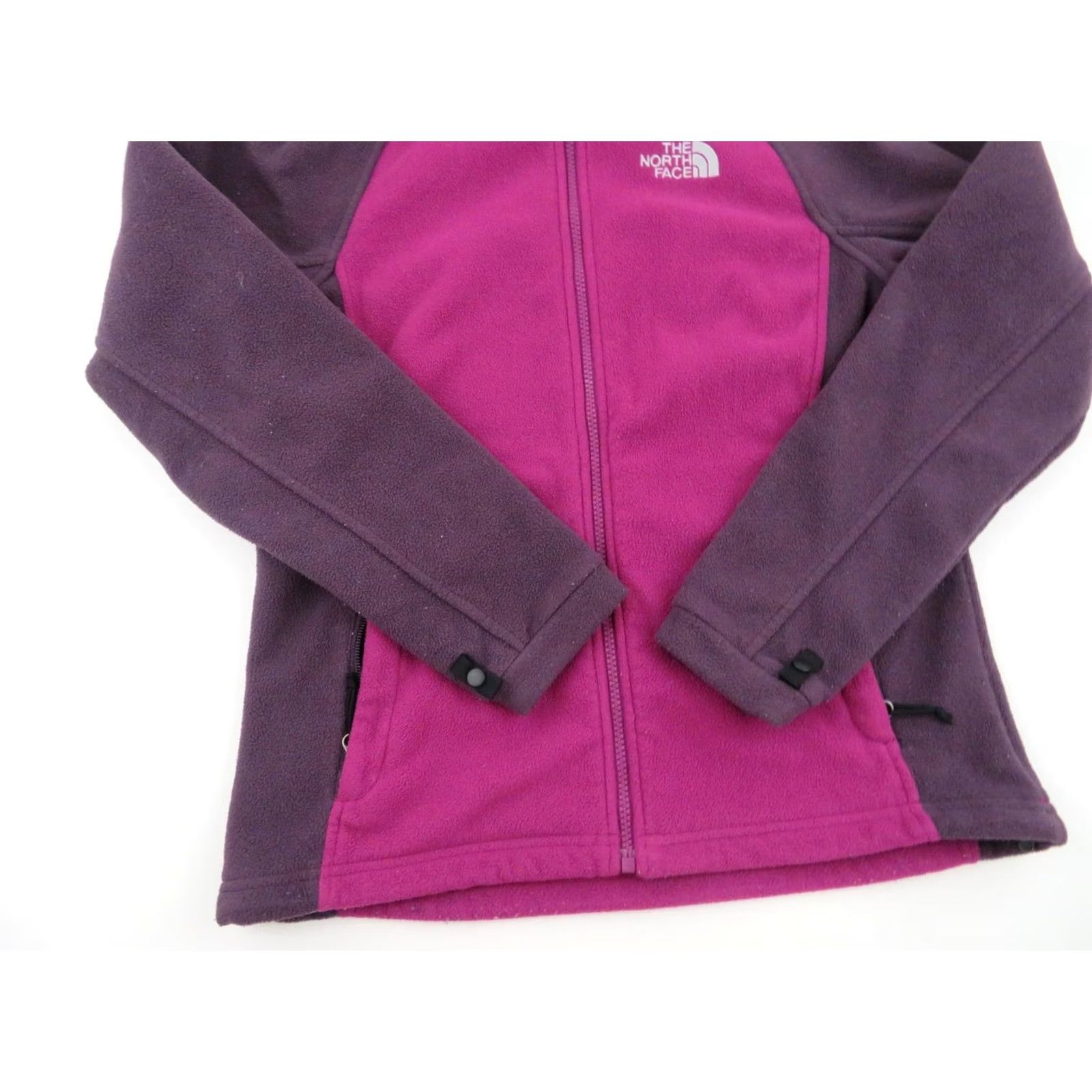 The North Face The North Face Fleece Jacket Womens Small Pink Purple Denali Full Zip Coat Size S / US 4 / IT 40 - 3 Thumbnail