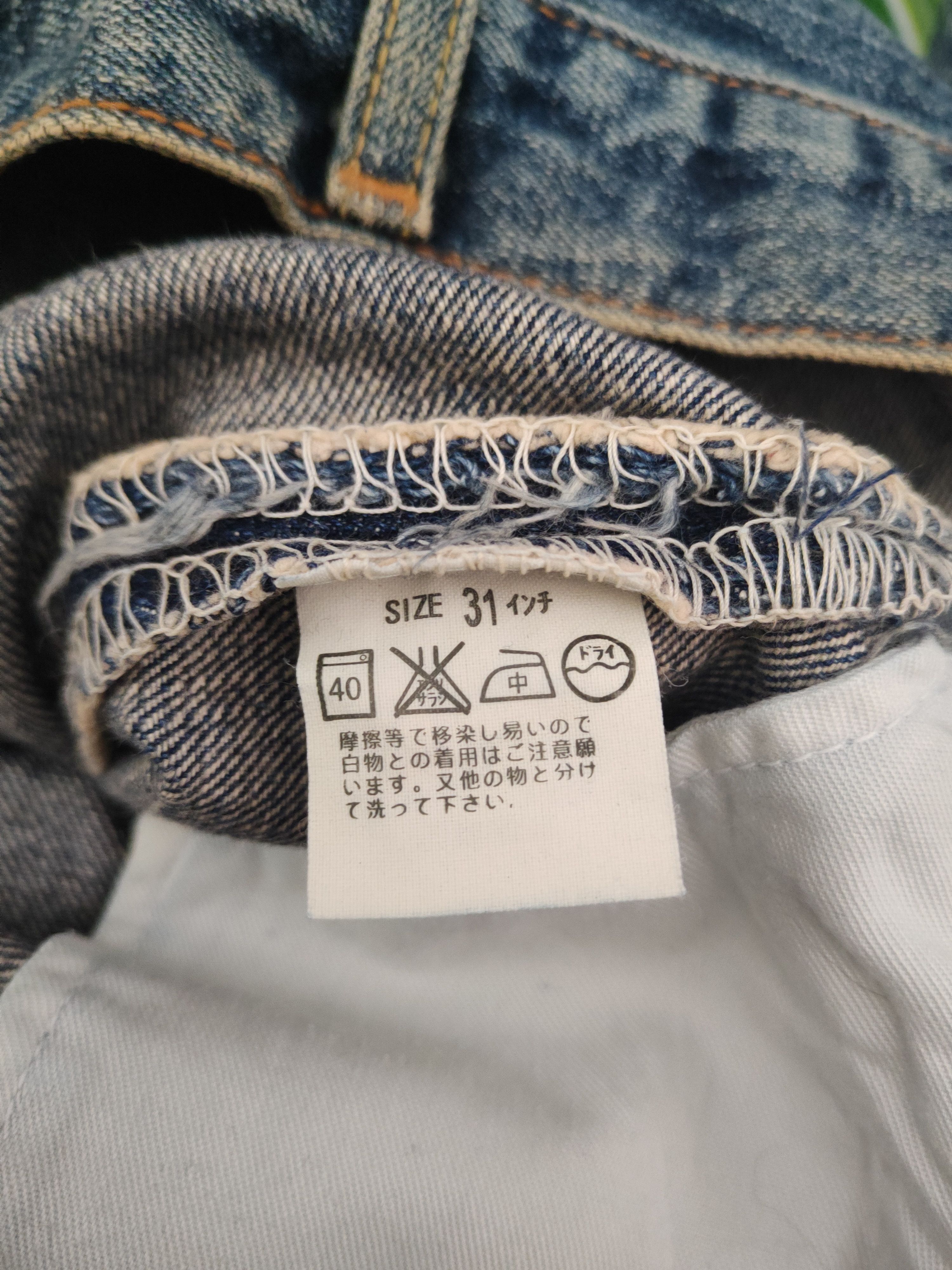 Levi's 502 Levi's Dark Blue Distressed Ripped Jeans #S2826 Size US 30 / EU 46 - 17 Thumbnail