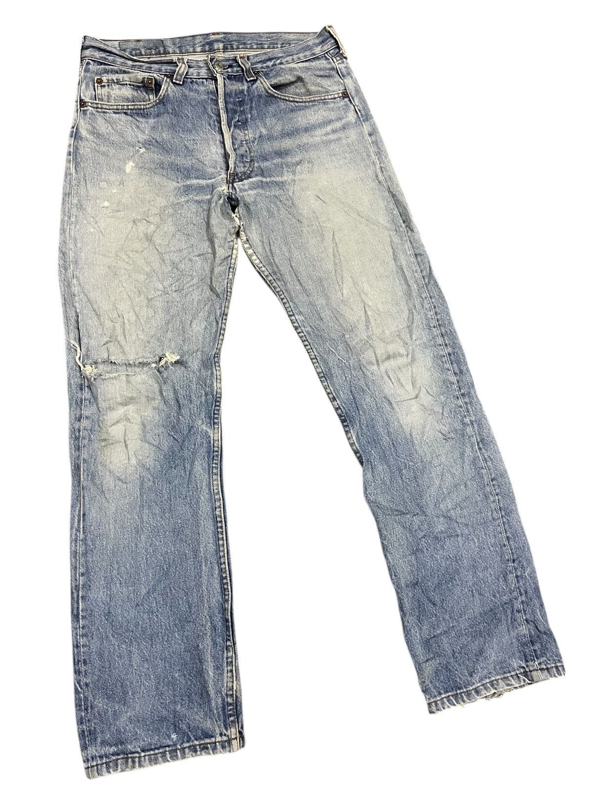 Levi's Vintage Clothing Vintage levis 501 denim rendem usa Size US 32 / EU 48 - 2 Thumbnail