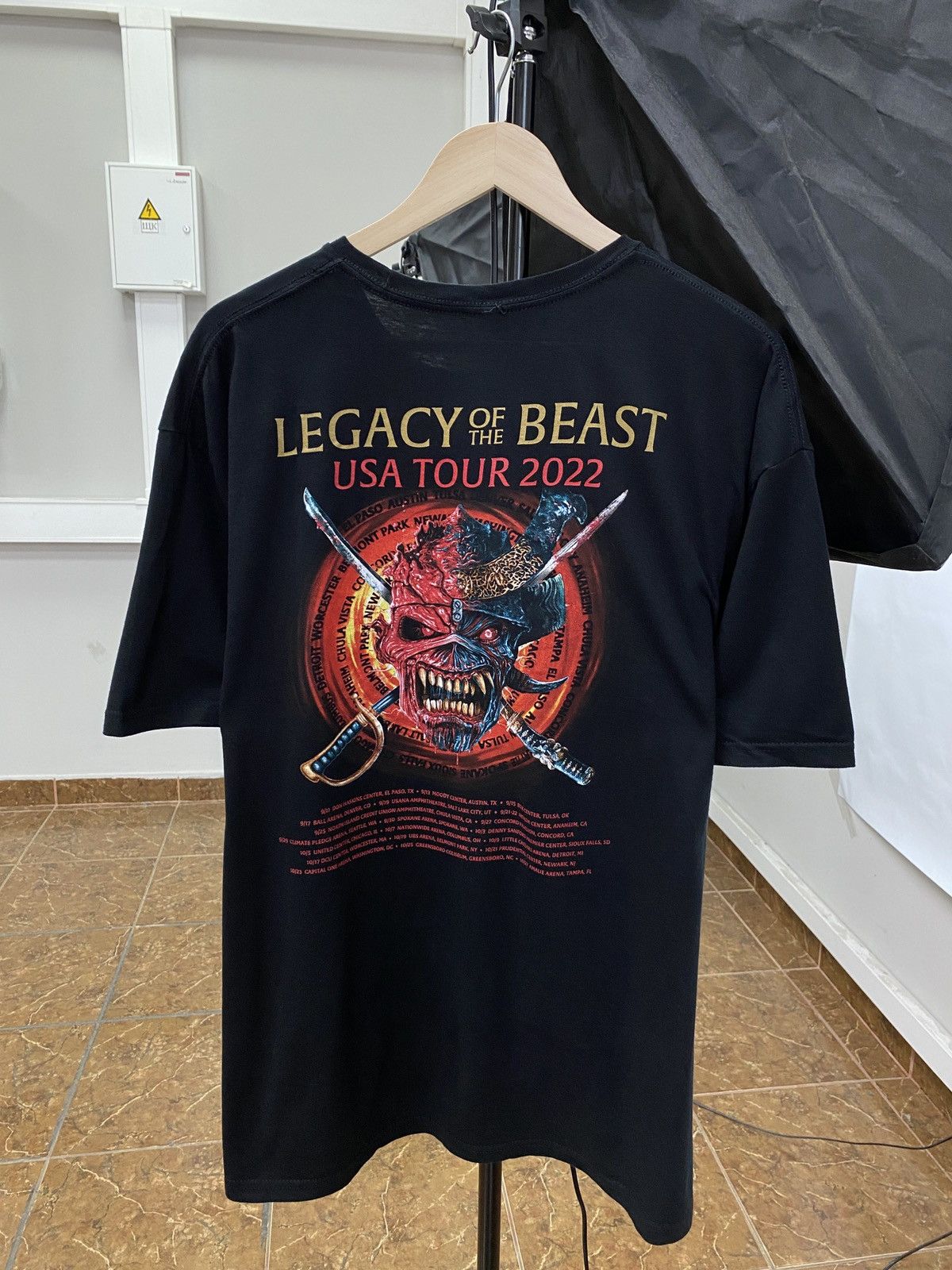 Iron Maiden 🇺🇸 ☠️ Vintage Y2K Iron Maiden Death Skull Skeleton Rare Retro Size US XXL / EU 58 / 5 - 1 Thumbnail