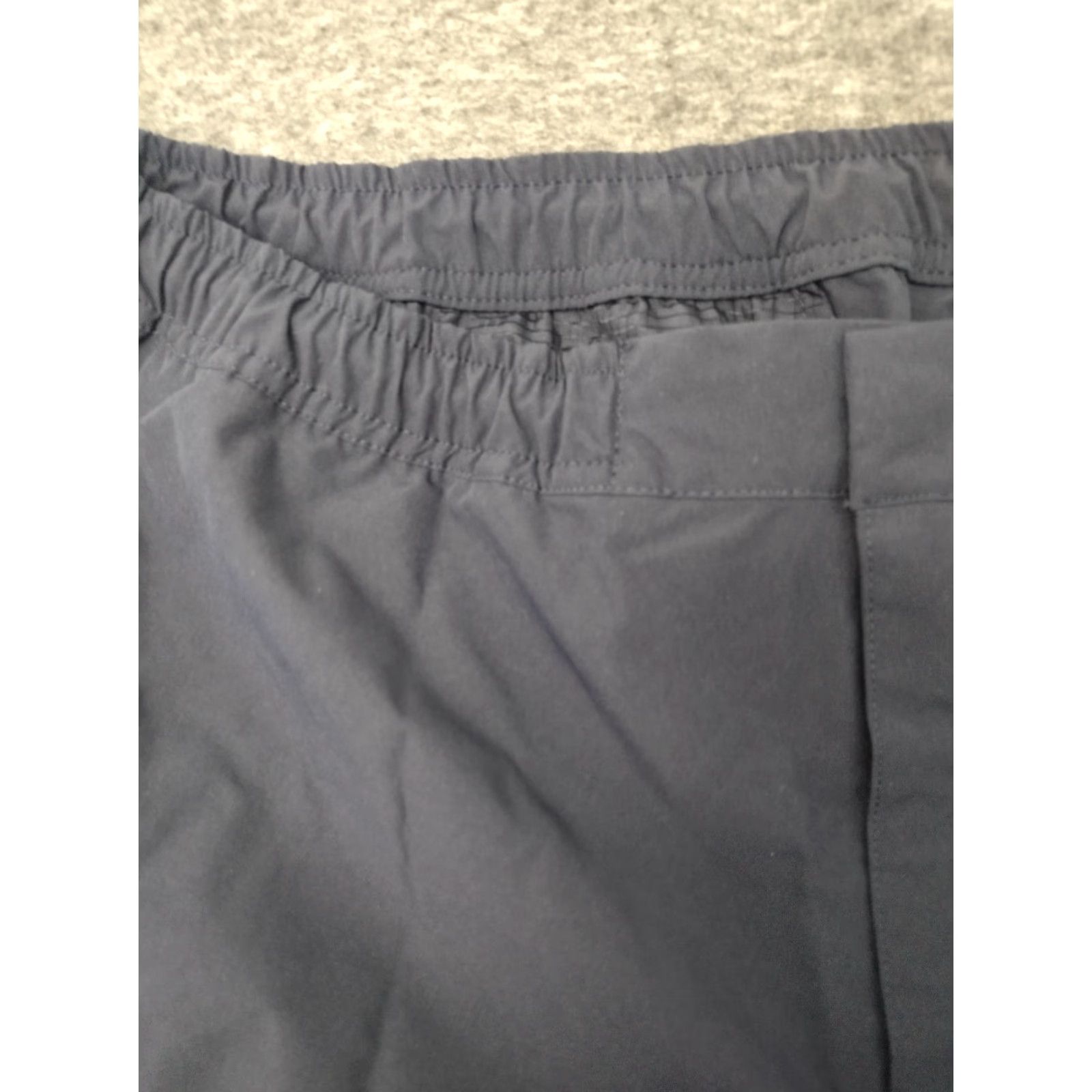 Vintage Stylus Ladarius Campbell Elastic Waist XXL Shorts Men Navy Canvas Stretch - Casual Casual Wear - 2XL Navy Size US 39 - 3 Thumbnail