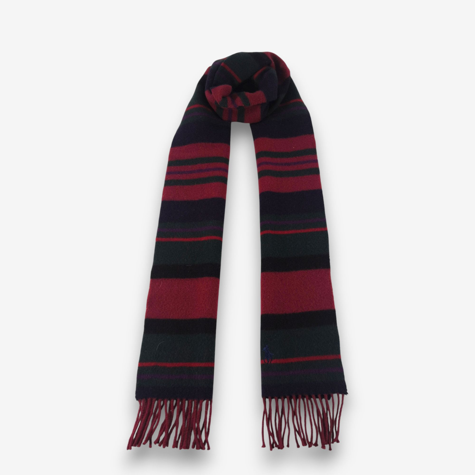 Polo Ralph Lauren Vintage Polo Ralph Lauren Scarf Wool Cashmere Muffler Scarve Size ONE SIZE - 1 Thumbnail