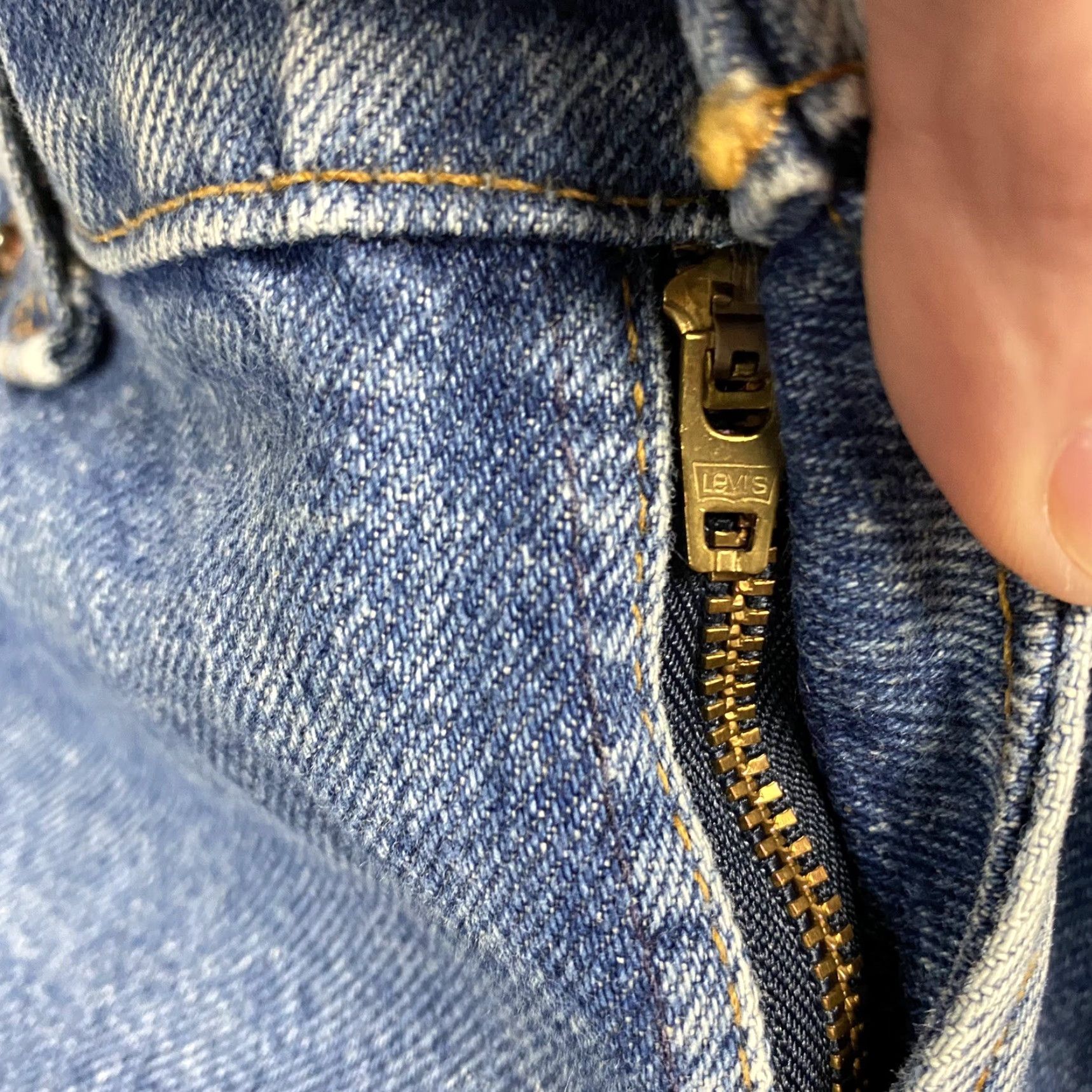 Levi's VINTAGE LEVI'S 517 SLIM BOOTCUT JEANS 1980s Men's Blue 36x28 Size US 36 / EU 52 - 7 Thumbnail