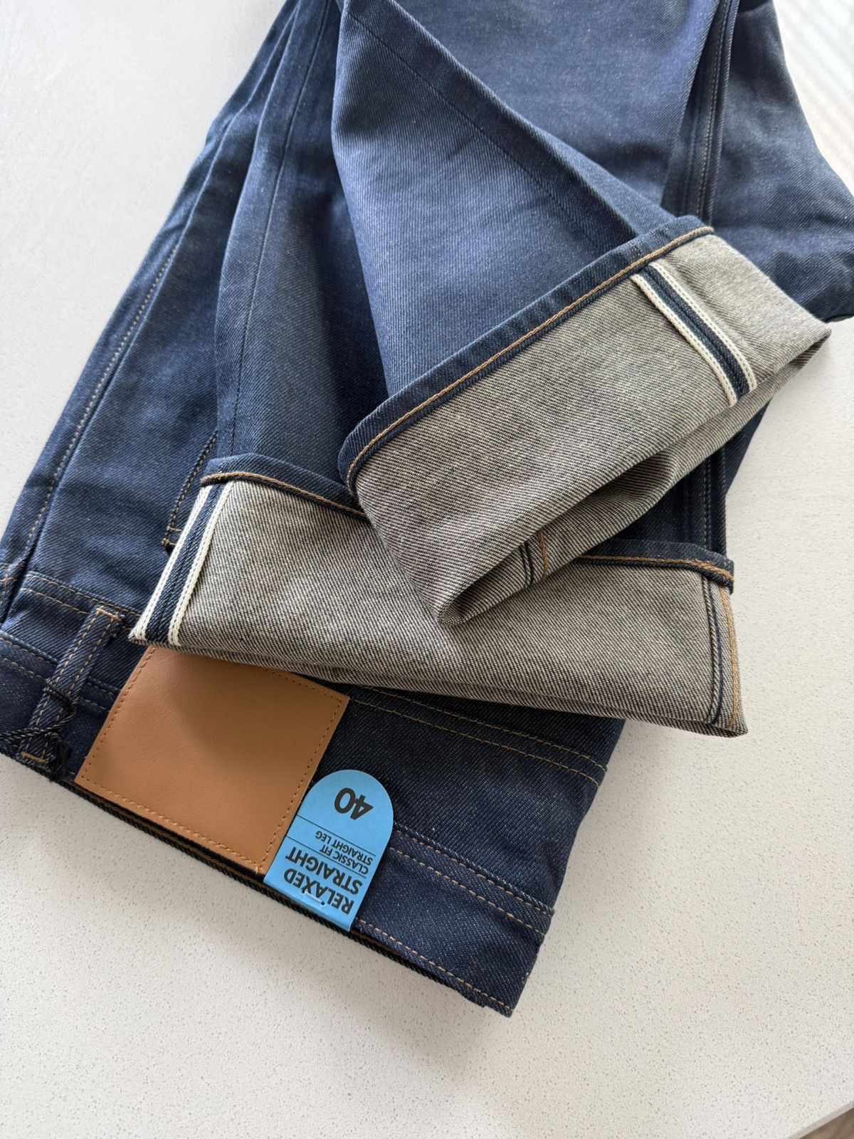 The Unbranded Brand Relaxed Straight Fit Selvage Jeans Size US 40 / EU 56 - 3 Thumbnail