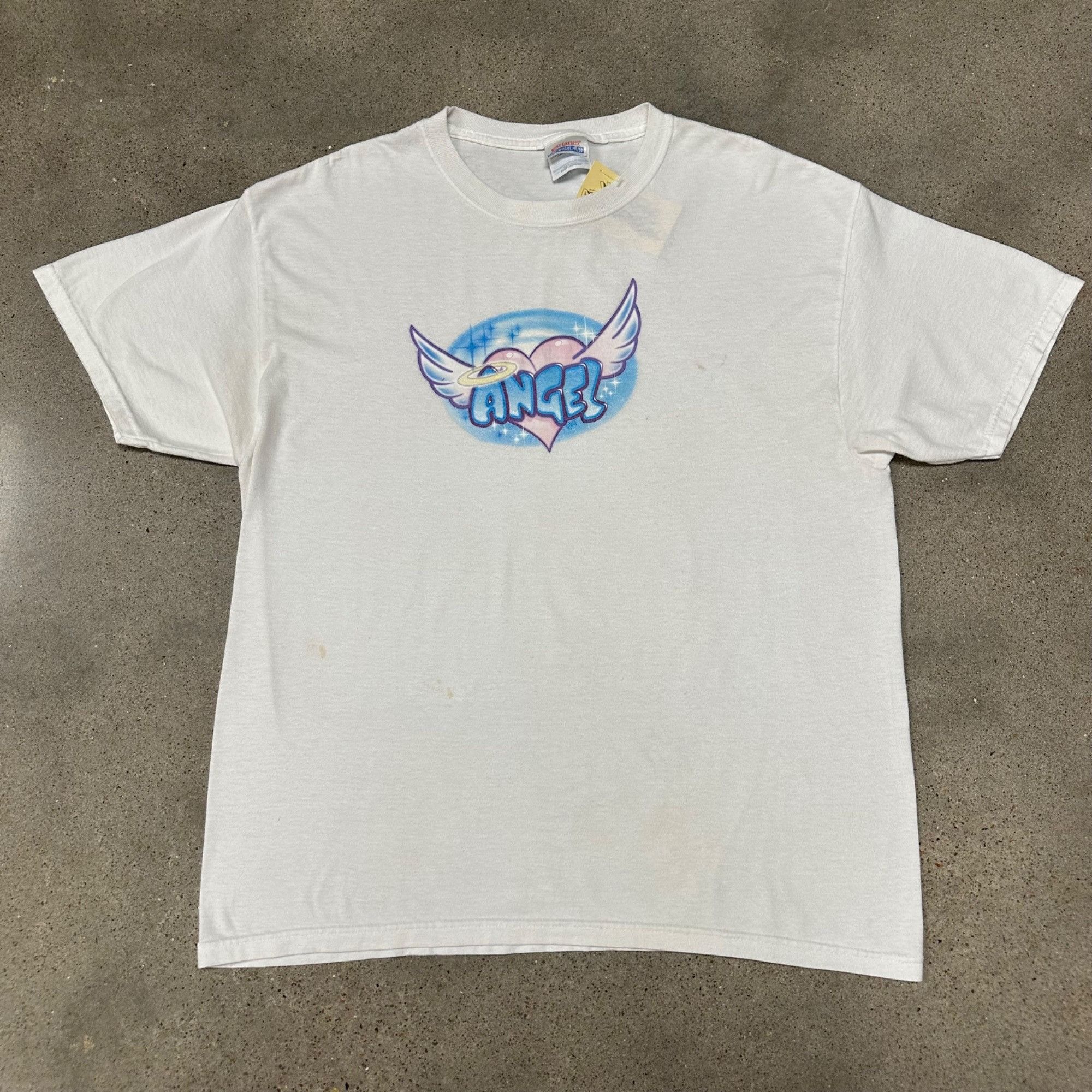 Vintage Vintage Y2K Angel Heart Shirt Size US L / EU 52-54 / 3 - 1 Thumbnail