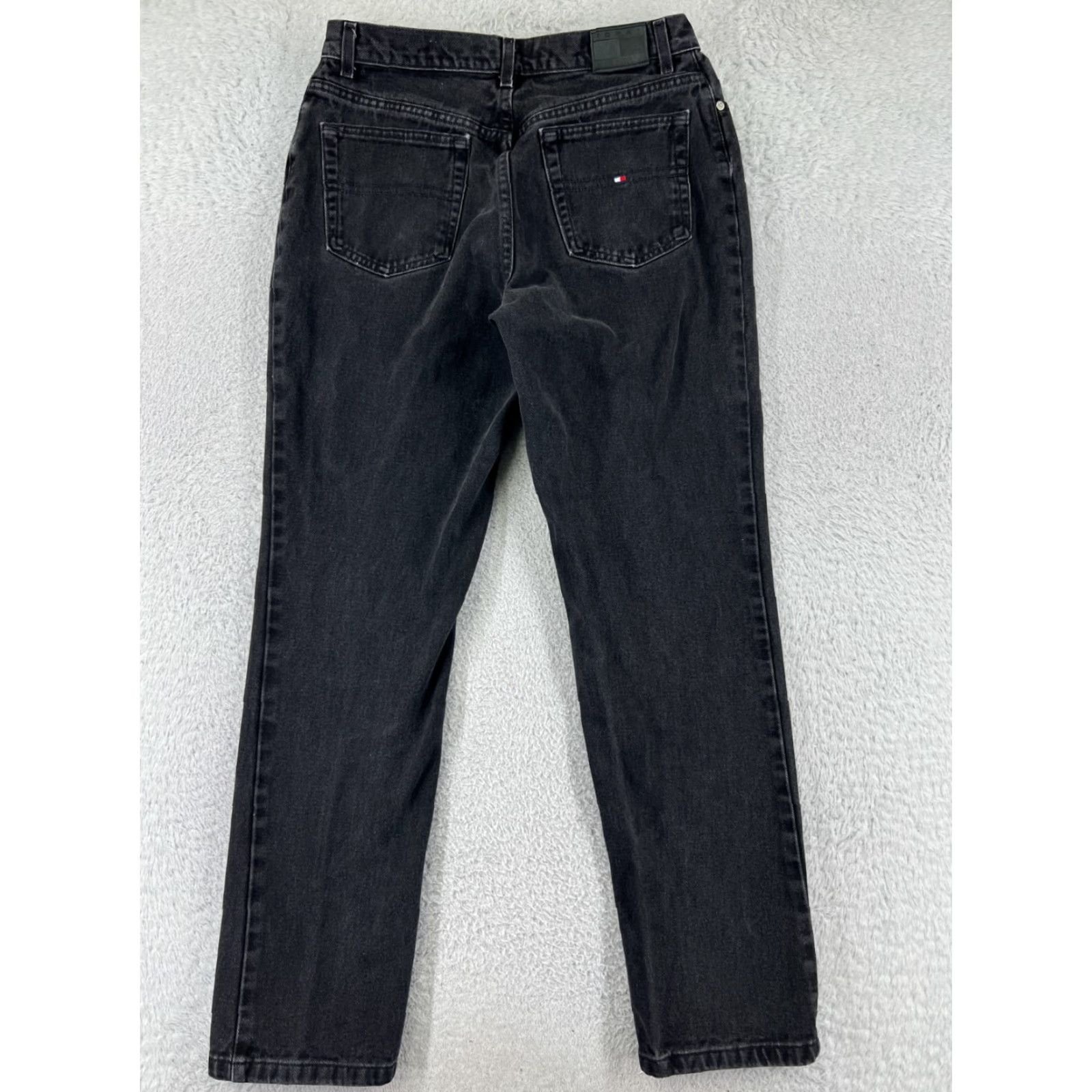 Tommy Hilfiger VINTAGE Tommy Hilfiger Jeans Women 12 Black Denim Straight Leg Cotton Blend Jeans Women 12 Black Denim Straight Leg Tommy Hilfiger vintage Size 34" / US 12 / IT 48 - 2 Thumbnail