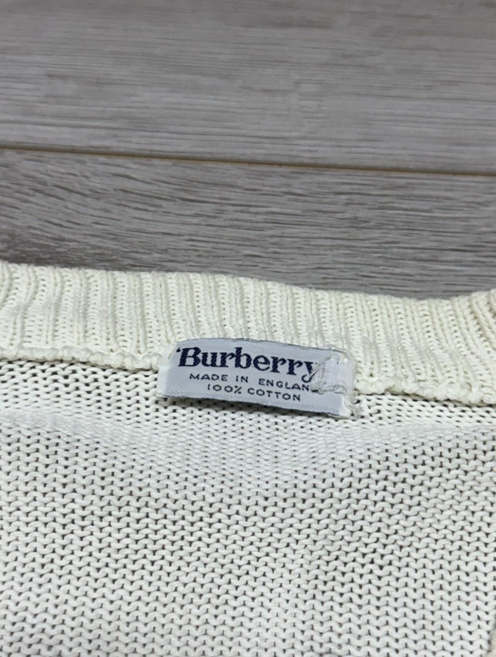 Burberry Burberry vintage knitted patterns sweater England vintage Size US XL / EU 56 / 4 - 3 Thumbnail