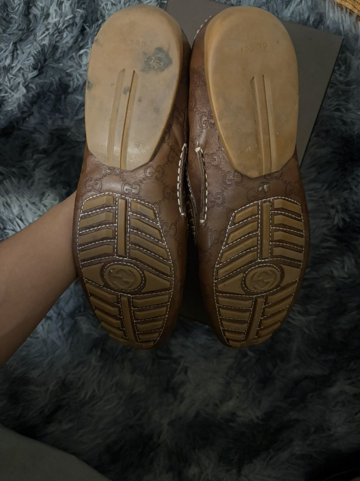 Gucci GUCCI Guccissima Mens Brown Penny Loafer Size US 9 / EU 42 - 5 Thumbnail
