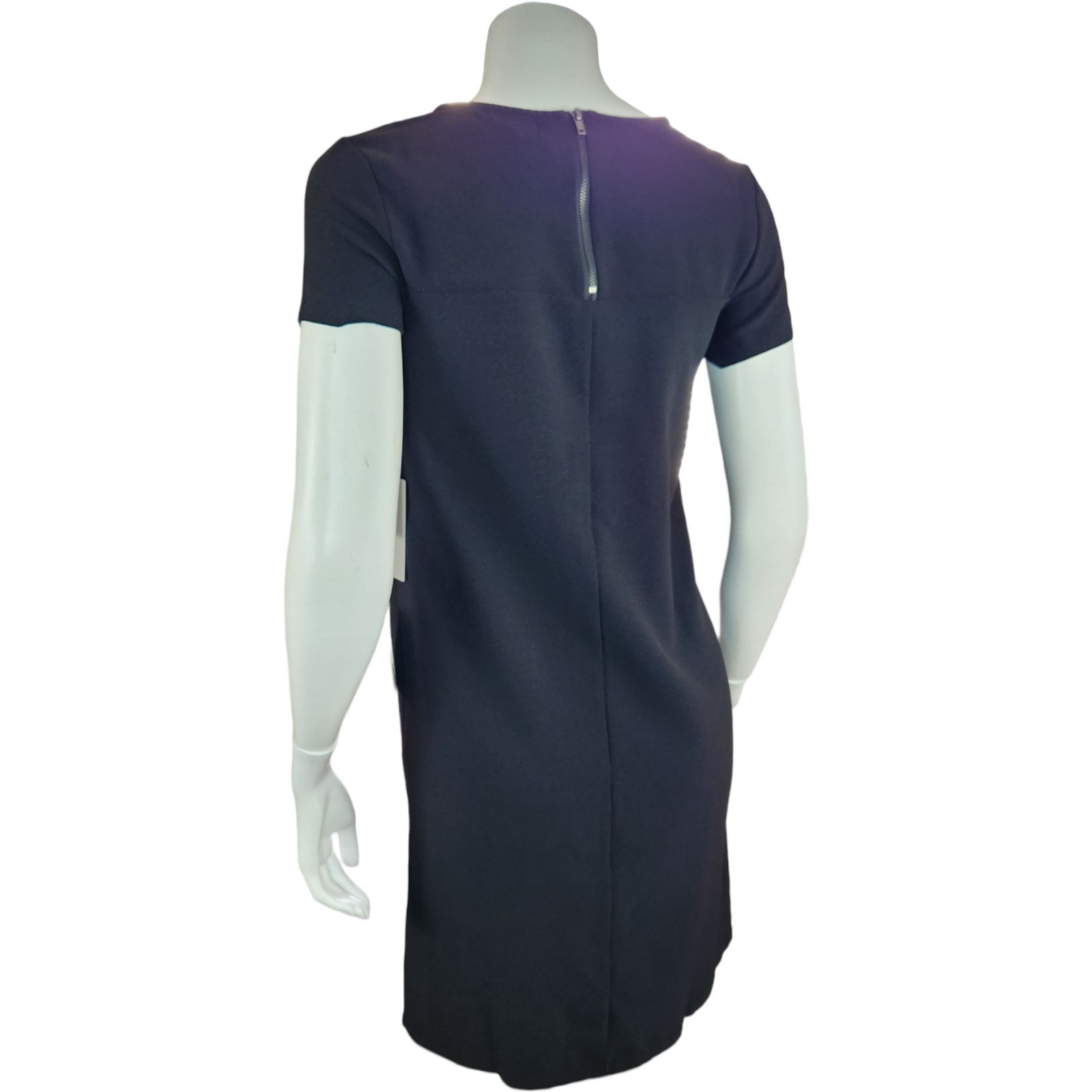Chelsea Soccer Chelsea 28 Womens XXS Black Midi Shift Dress NWT Summer Size XS / US 0-2 / IT 36-38 - 6 Thumbnail
