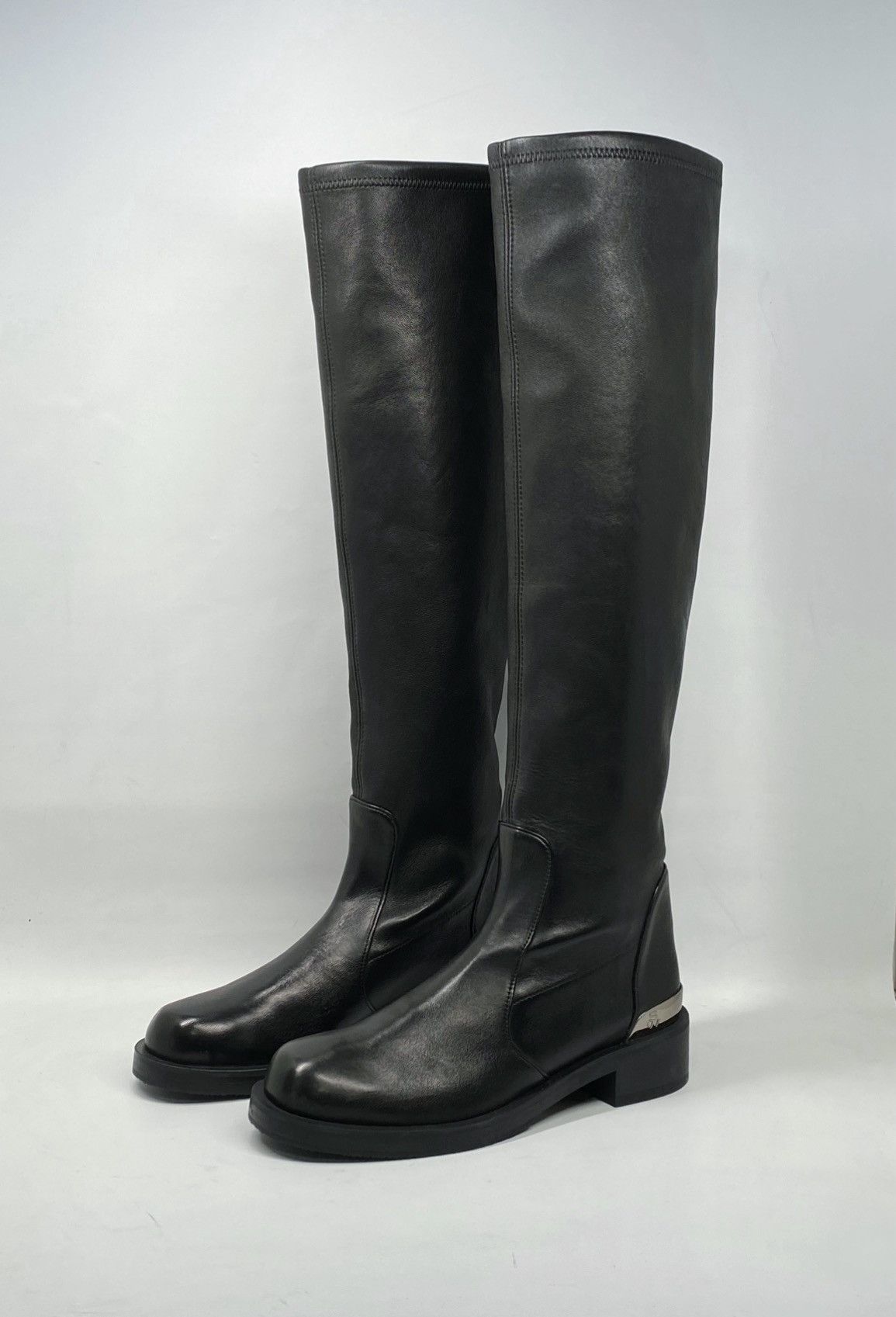 Stuart Weitzman Stuart Weitzman Bold SW Logo Slouch Boots size 6.5 Size US 6.5 / IT 36.5 - 4 Thumbnail