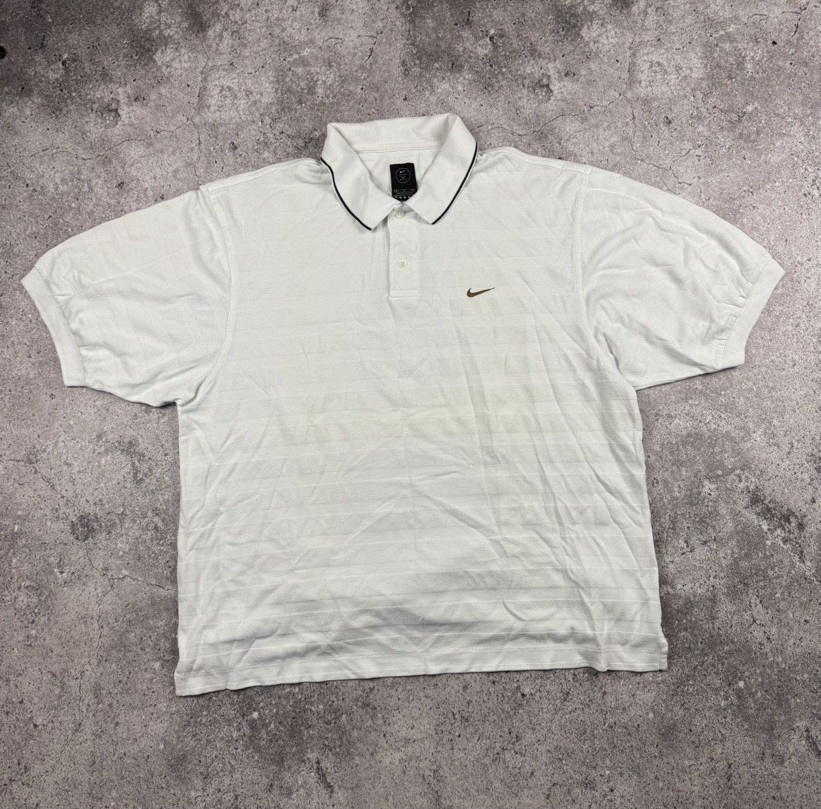 Nike Vintage Nike Golf Stripes Polo Shirt Swoosh Rare 90s Y2K Size US L / EU 52-54 / 3 - 1 Thumbnail