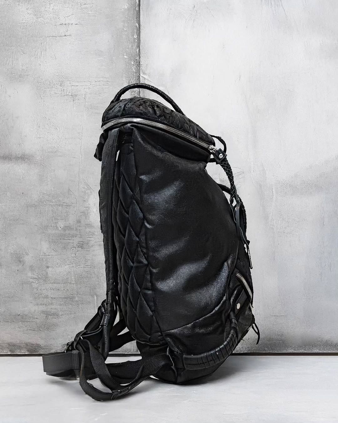 Other SANBENITO Waxed Canvas Leather Backpack | One-of-One Relic Size ONE SIZE - 4 Thumbnail