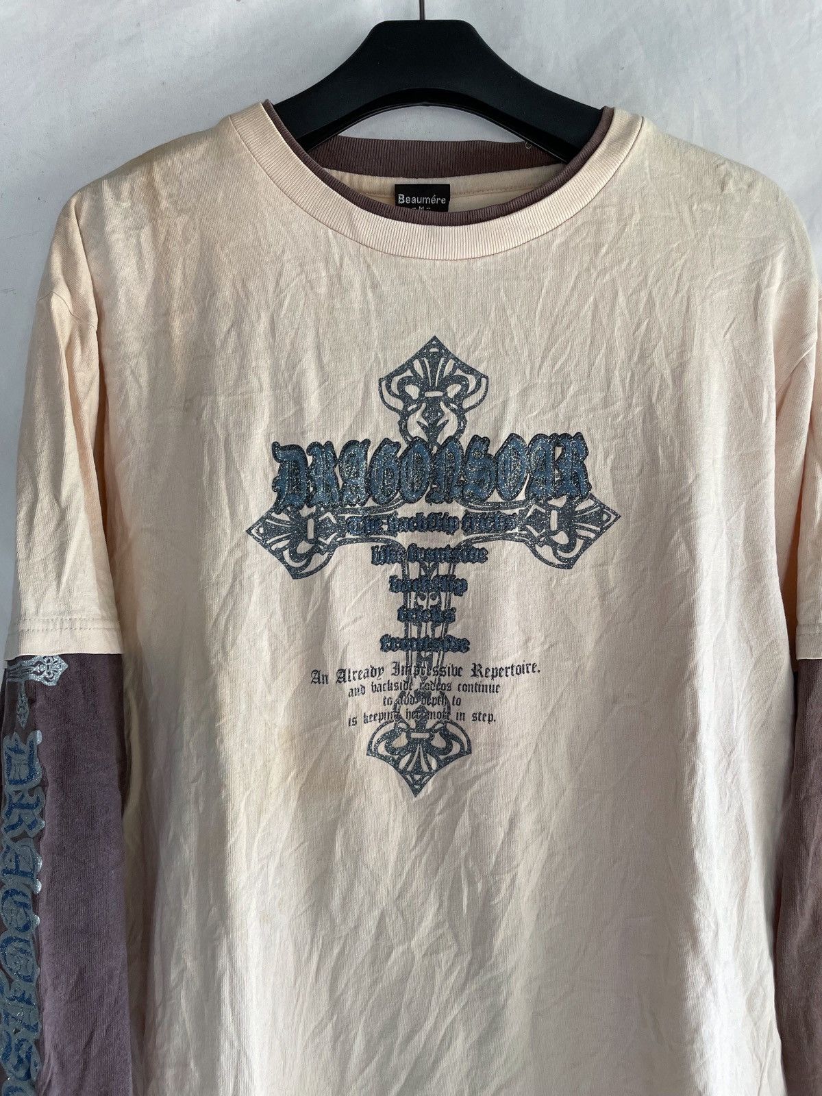 Japanese Brand DOUBLE LAYER BEAUMERE LONG SLEEVE Size US M / EU 48-50 / 2 - 7 Thumbnail
