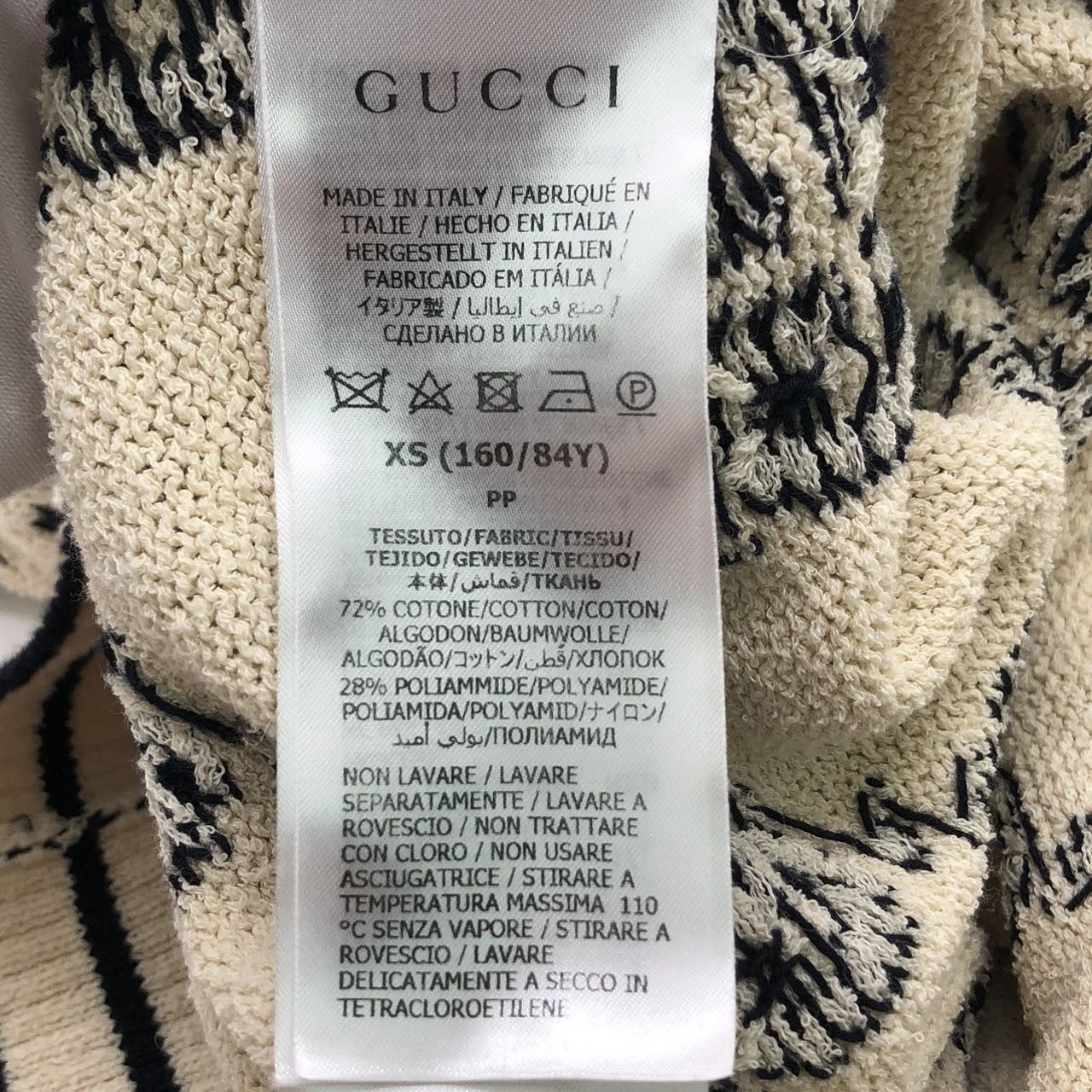Gucci Gucci Double G Jacquard Long Sleeve Dress K26WX Size XS / US 0-2 / IT 36-38 - 7 Thumbnail