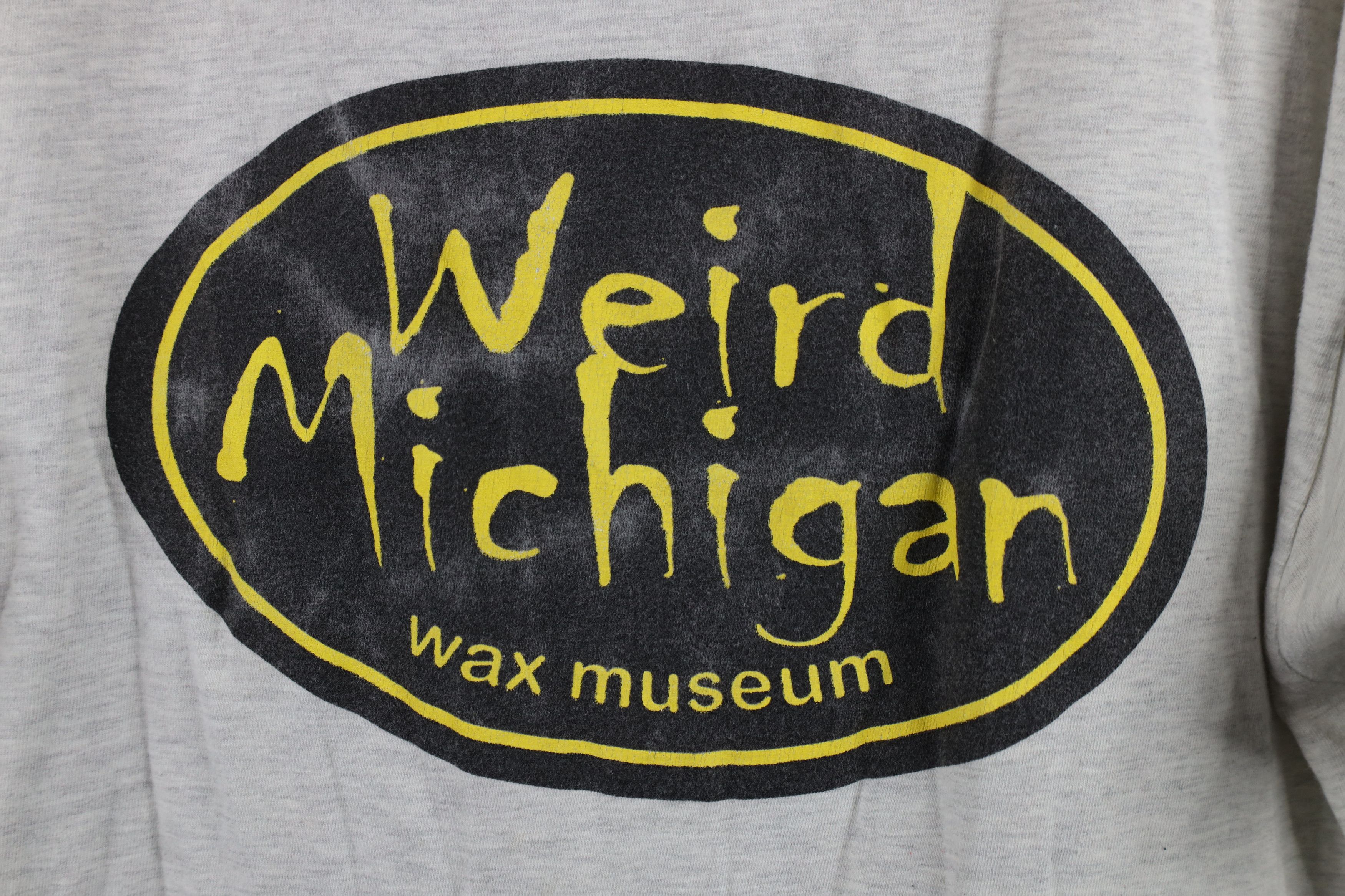 Vintage Vintage 90s Y2K Streetwear Michigan Was Museum T-Shirt Gray Size US XL / EU 56 / 4 - 4 Thumbnail
