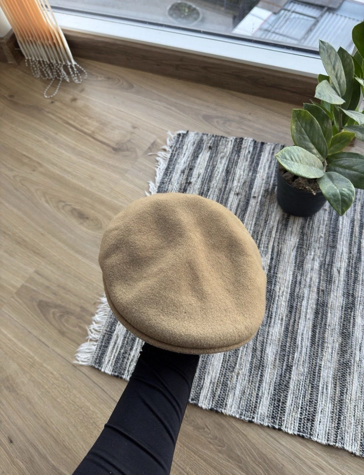 Kangol Kangol Vintage Wool Flat Berett Cap Beige One Size men Size ONE SIZE - 2 Thumbnail