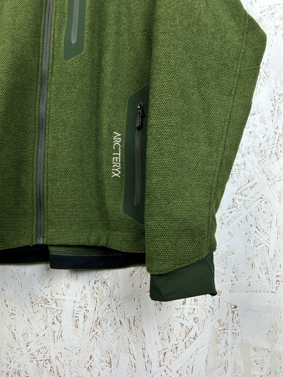 Arc'teryx Vintage Arc’Teryx Strato Polartec Fleece Jacket Green L Size US L / EU 52-54 / 3 - 3 Thumbnail