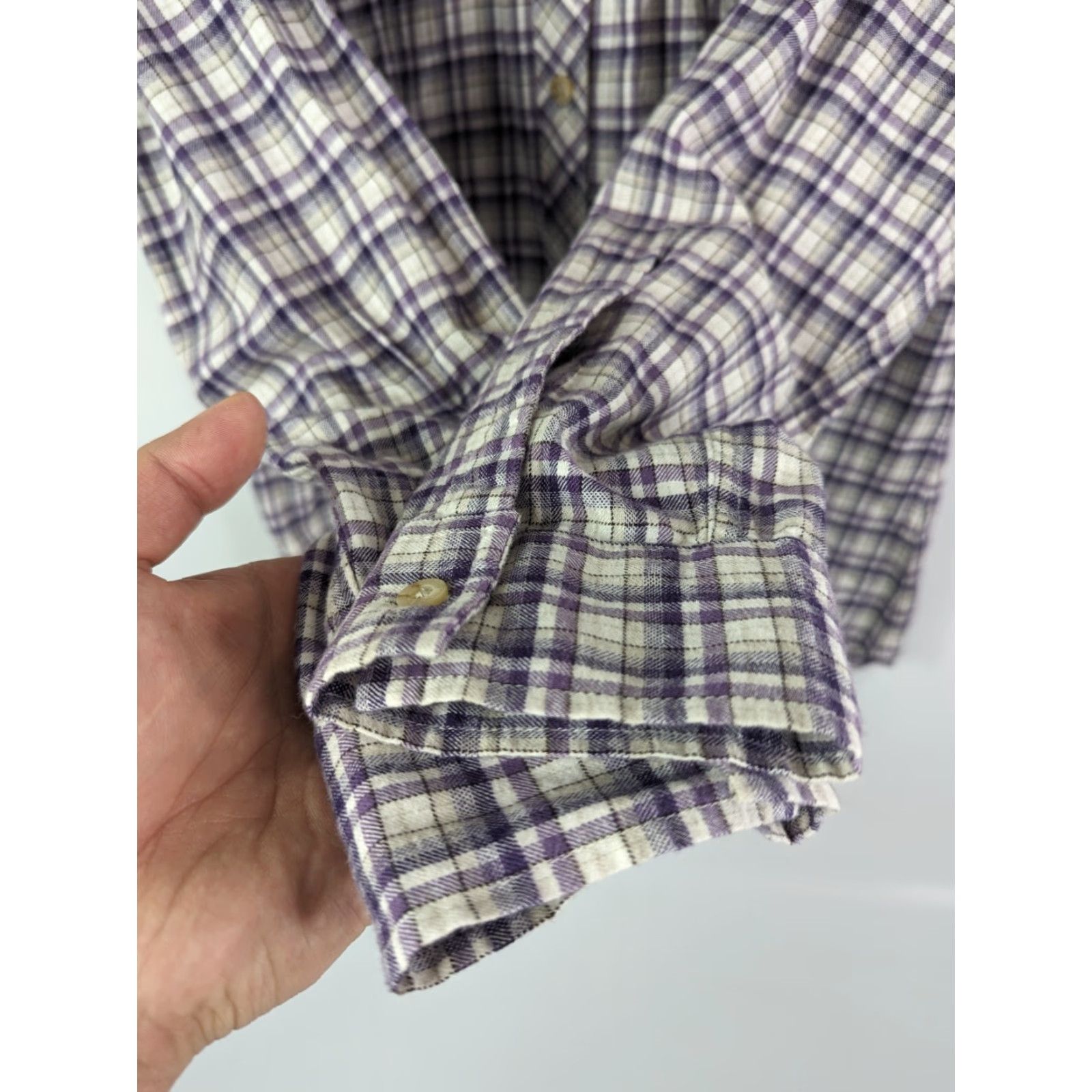 Eddie Bauer **Eddie Bauer Womens Button-Up Long Sleeve Plaid Shirt Size XL Purple** User: Eddie Bauer Womens Button-Up Long Sleeve Plaid Shirt Size XL Purple Size XL / US 12-14 / IT 48-50 - 3 Thumbnail