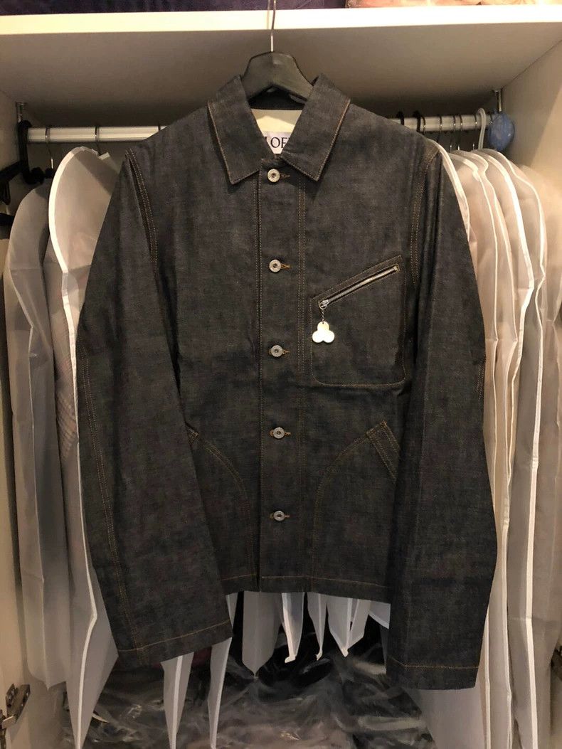 Loewe LOEWE Cowboy denim floral jacket Size US S / EU 44-46 / 1 - 3 Thumbnail
