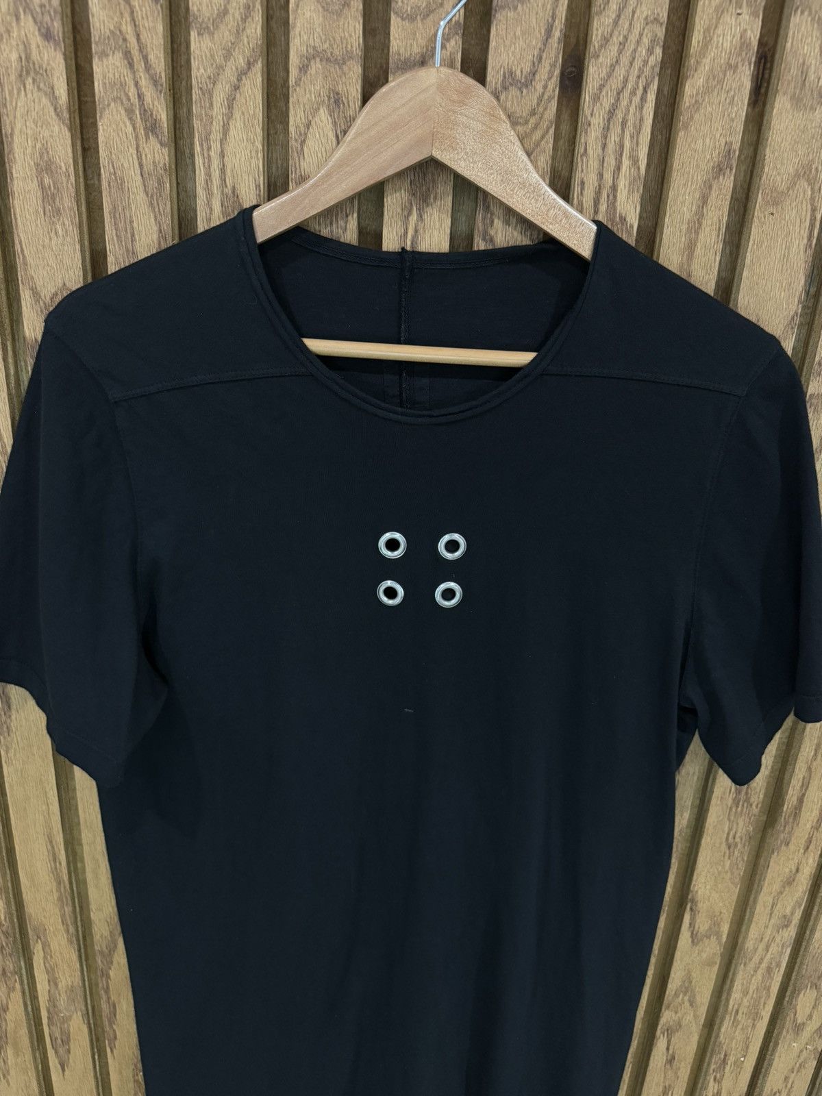 Rick Owens Drkshdw Rick Owens Drkshdw Eyelet T-Shirt Size US M / EU 48-50 / 2 - 2 Thumbnail