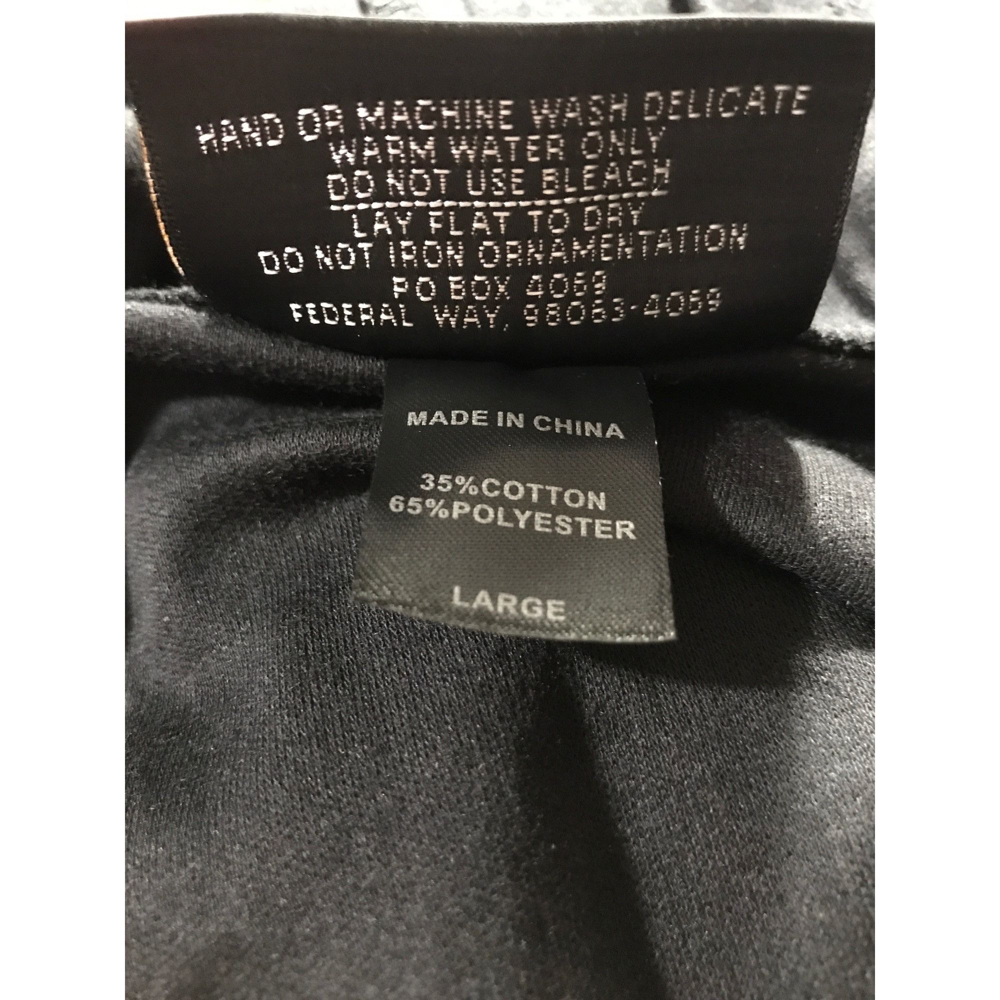 Designer Christine Alexander Large Black Cotton Hooded Long Smock Jac Size L / US 10 / IT 46 - 6 Thumbnail