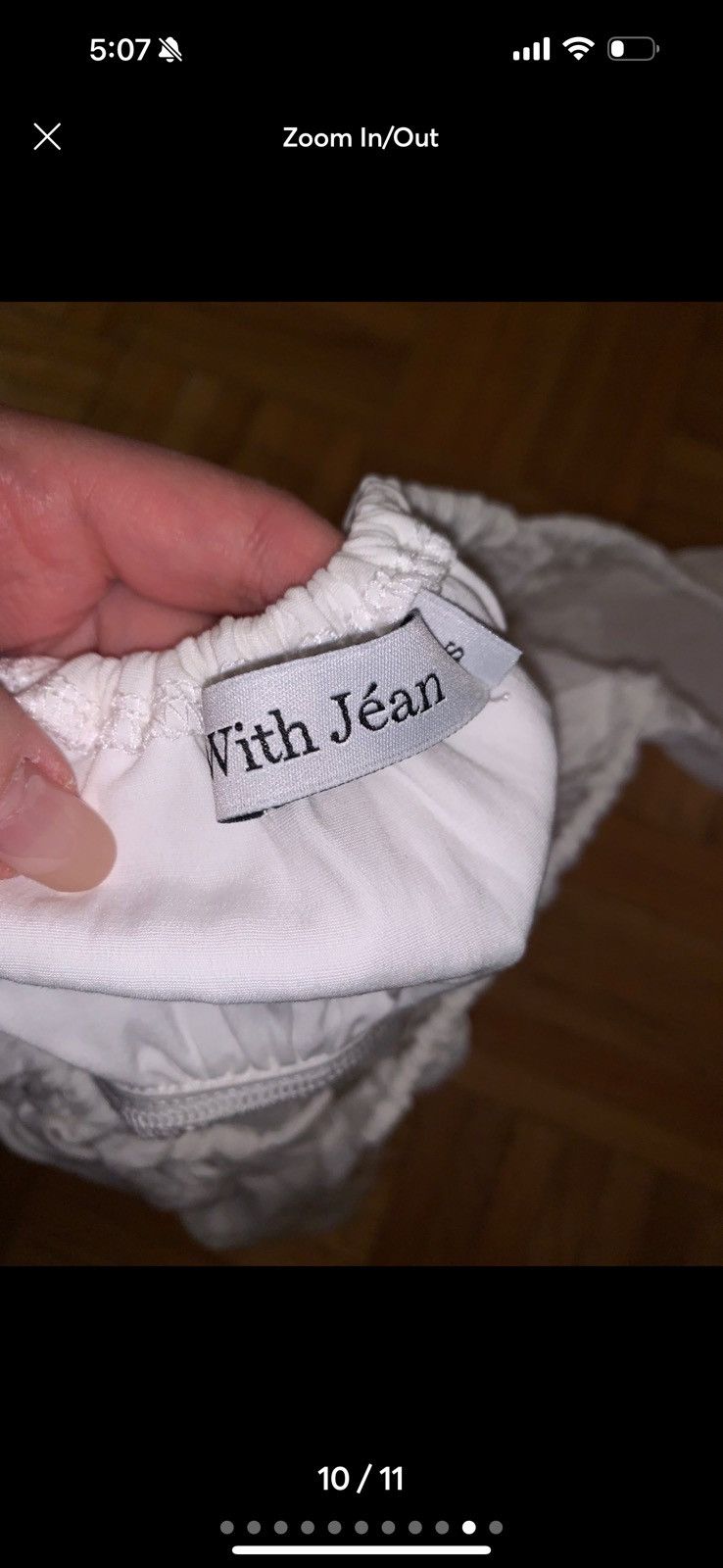 Other With Jean Louie White Button Crop Top S Size S / US 4 / IT 40 - 6 Thumbnail