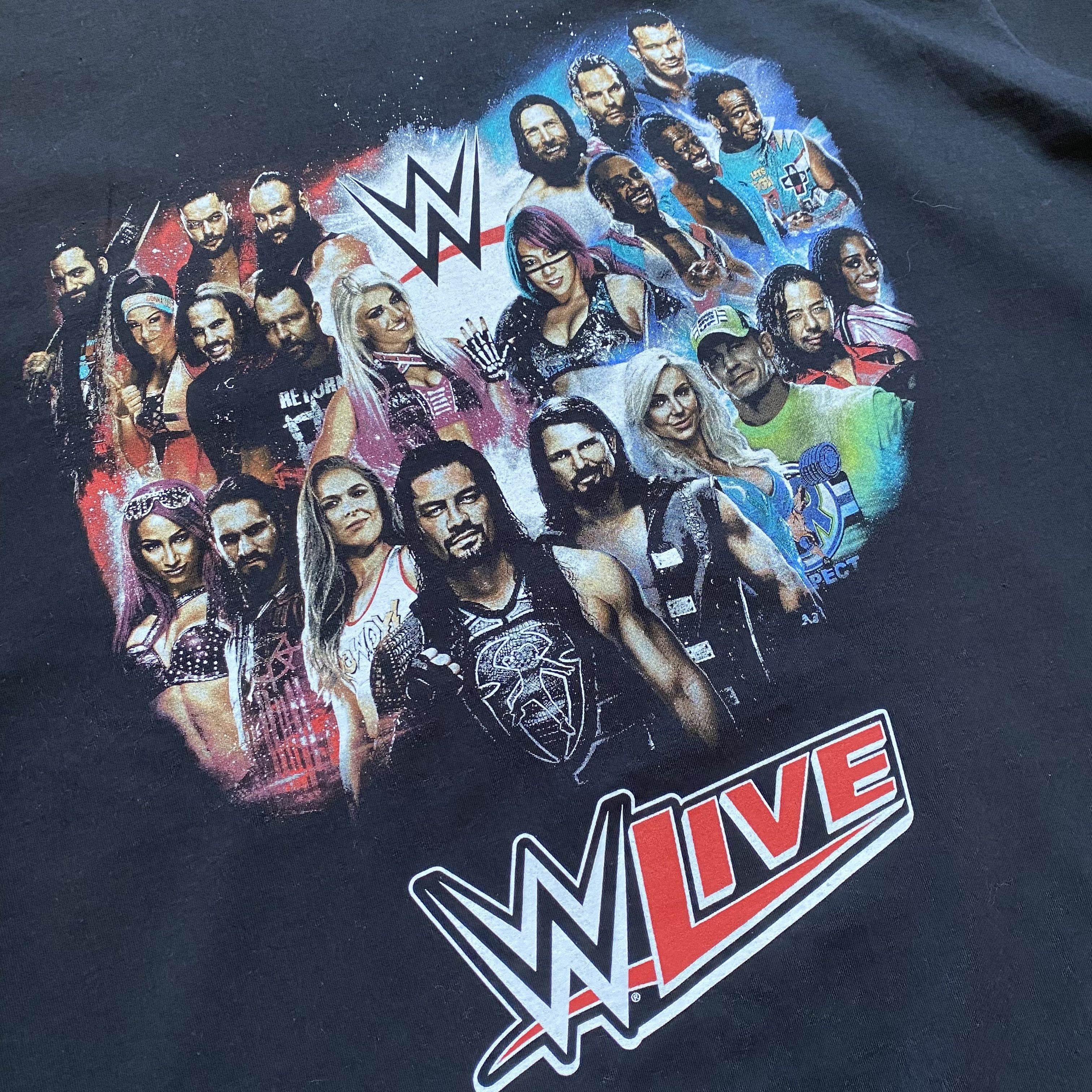 WWE WWF WWE tour Tee Wrestling John Cena Triple H CM Punk Size US XL / EU 56 / 4 - 6 Thumbnail