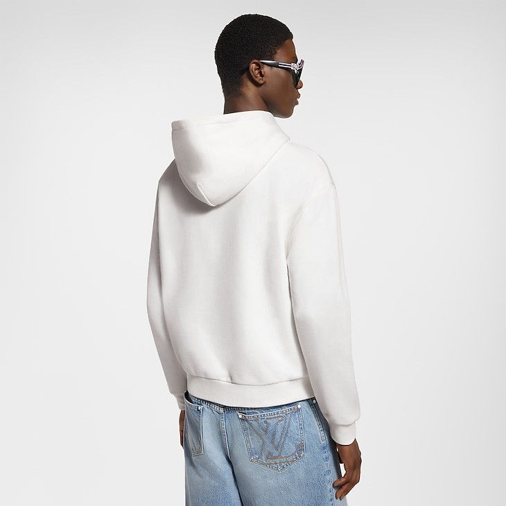 Louis Vuitton LV Embossed Cotton Hoodie Size US M / EU 48-50 / 2 - 3 Thumbnail