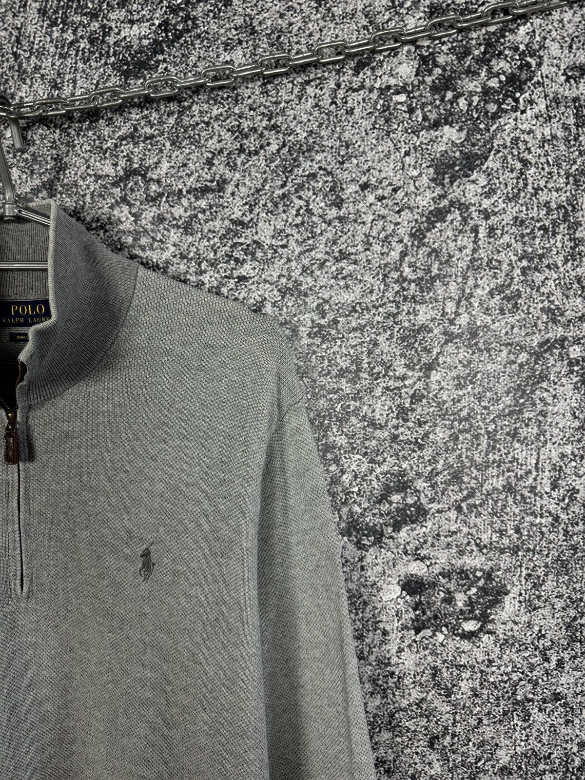 Polo Ralph Lauren Polo Ralph Lauren 1/4 Zip Pullover Pima Cotton Pony Logo XL Size US XL / EU 56 / 4 - 2 Thumbnail