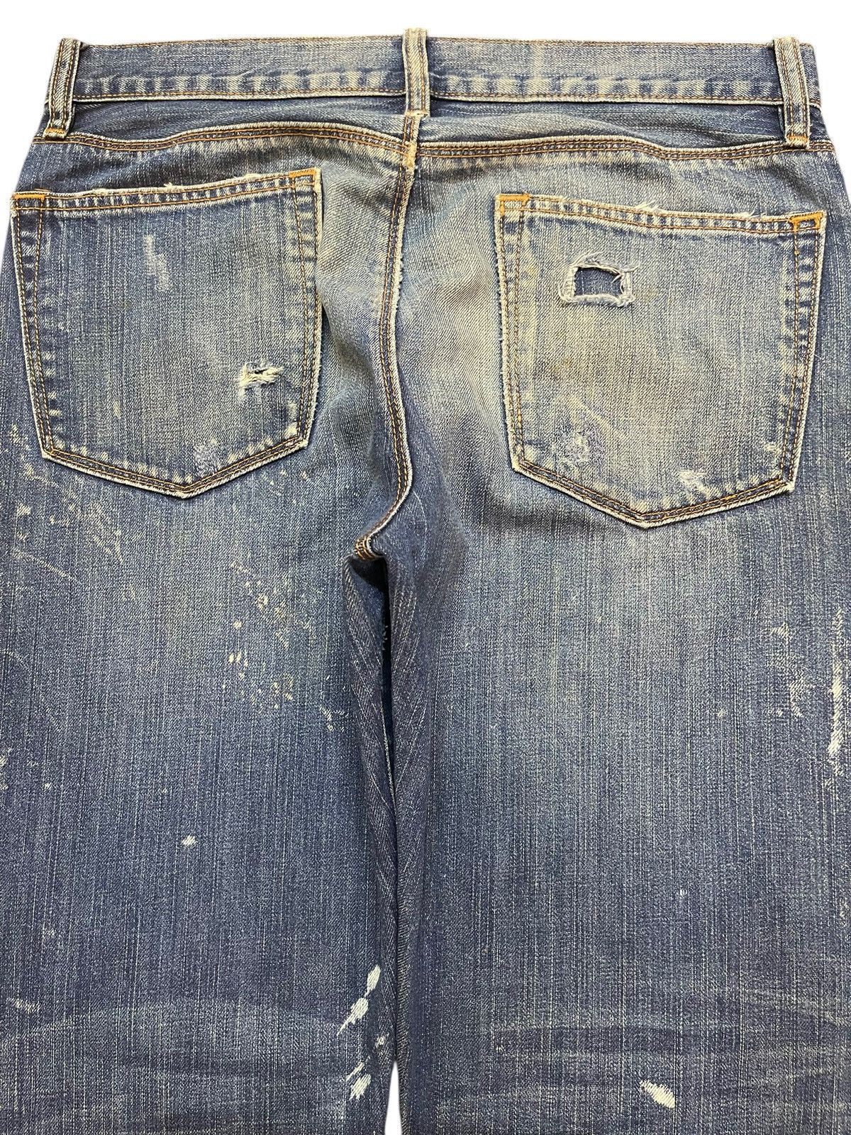 Gap Vintage Gap Mud Wash Paint Splatter Style Distress Loose Fit Size US 32 / EU 48 - 5 Thumbnail