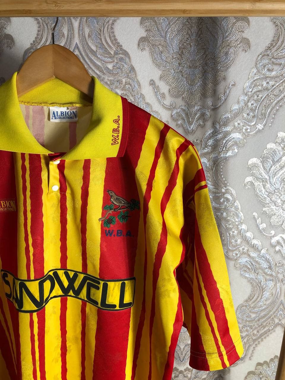 Vintage VERY RARE WEST BROMWICH ALBION ENGLAND SOCCER JERSEY 90s Y2K Size US XL / EU 56 / 4 - 2 Thumbnail