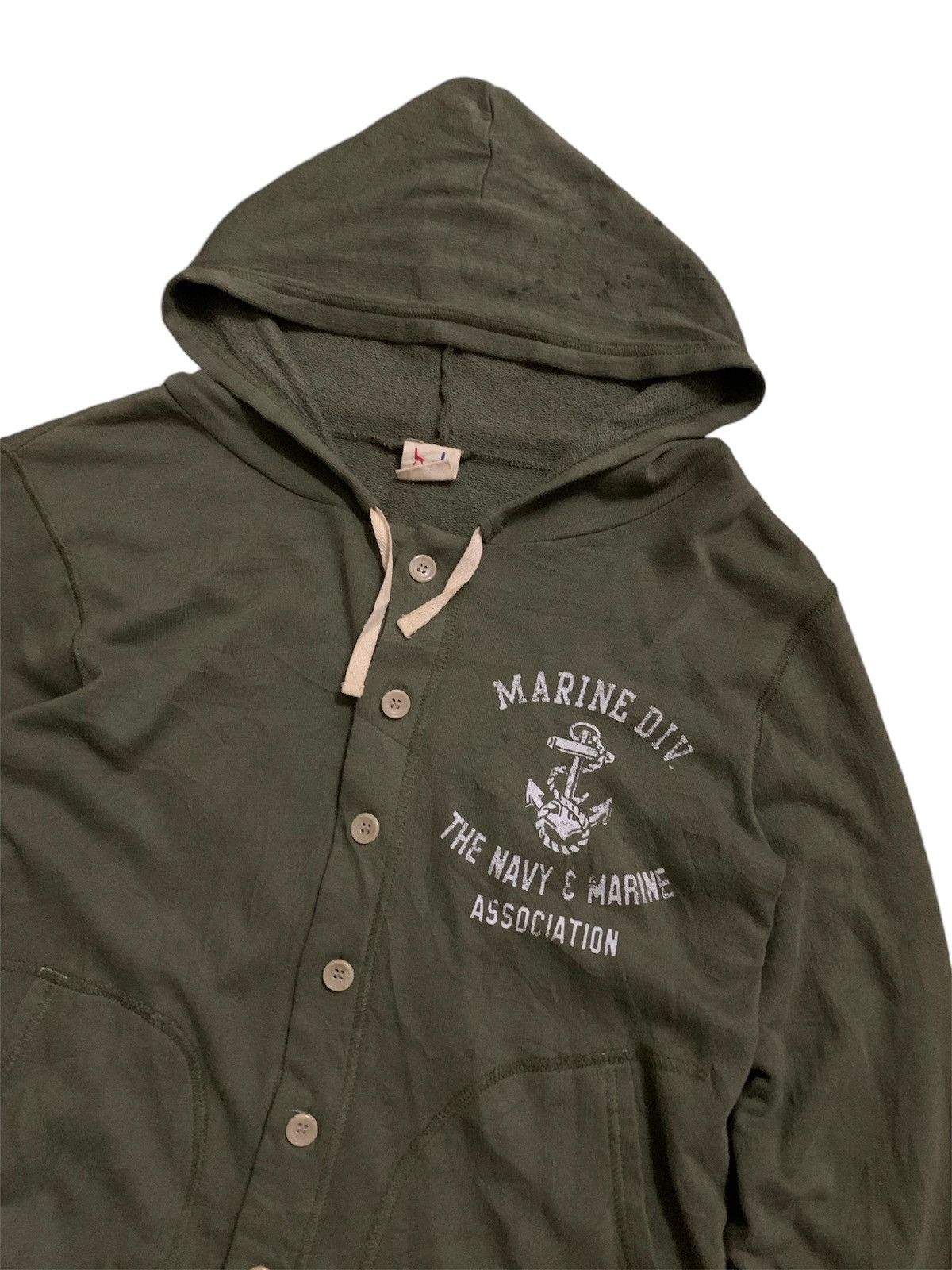 Japanese Brand 💥Japanese Ichi Marine Corp Sweater Hoodie Size S / US 4 / IT 40 - 3 Thumbnail