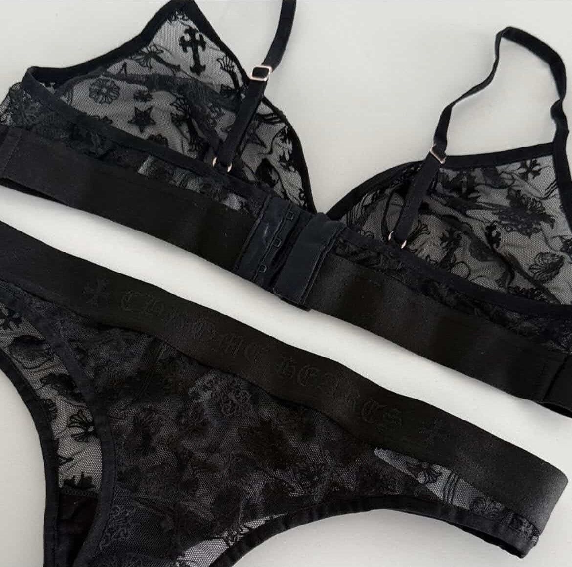 Chrome Hearts Chrome Hearts Lace Lingerie Set UNWORN Size S / US 4 / IT 40 - 2 Thumbnail